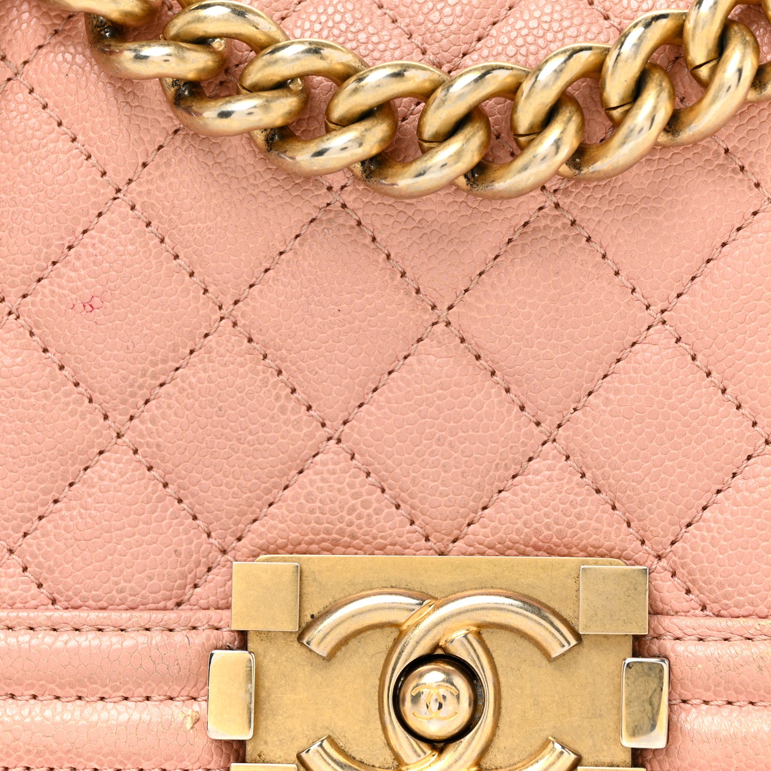 Chanel Caviar Quilted Small Boy Flap Pink 8 of 25