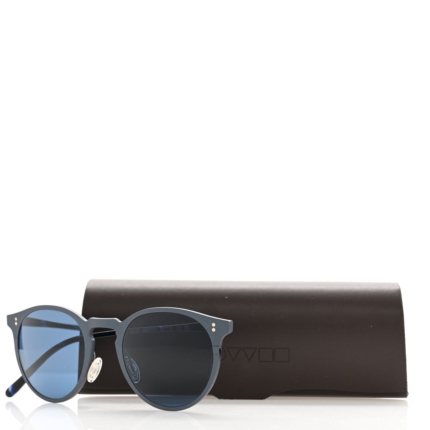 Acetate Metal Round Sunglasses OV1208S Blue