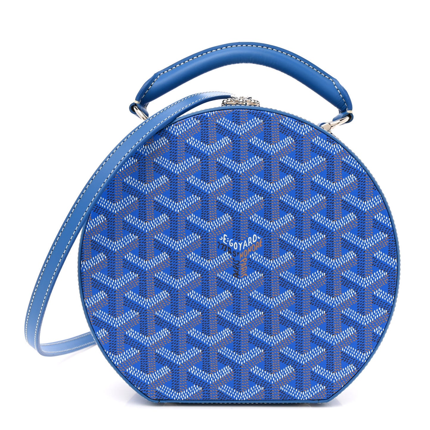 Goyardine Alto Hatbox Sky Blue