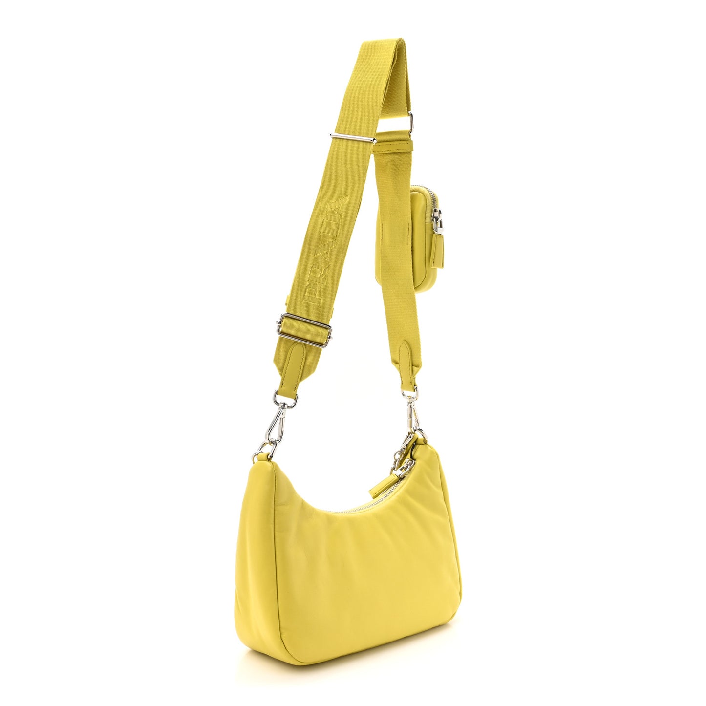 Nappa Soft Padded Re-Edition 2005 Shoulder Bag Cedro