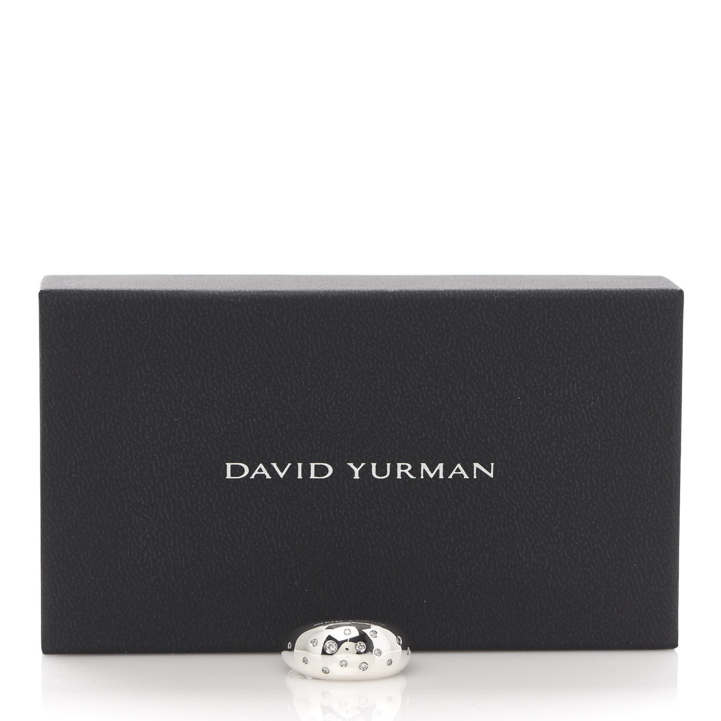 Sterling Silver Diamond 11mm Pure Form Ring 54 7