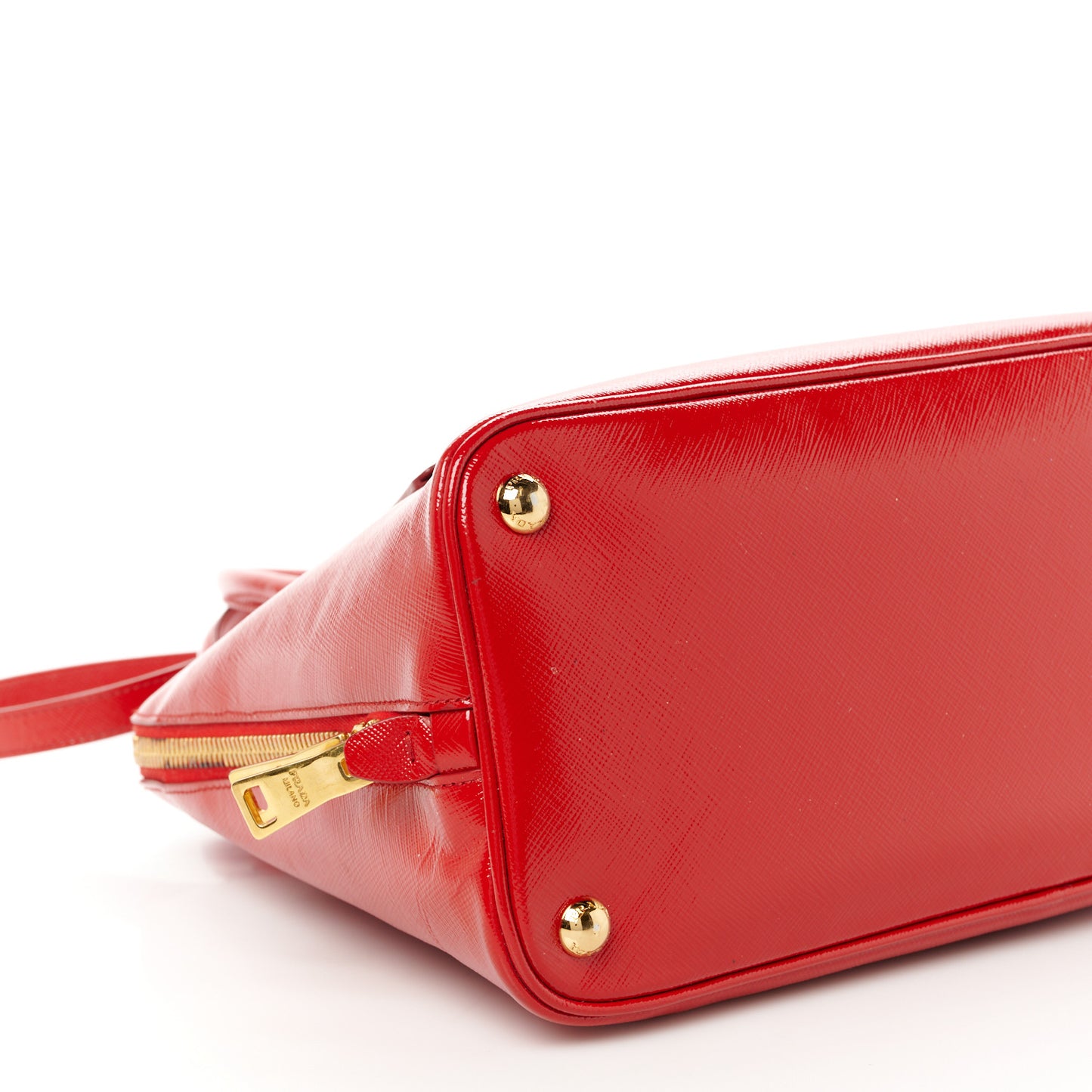 Saffiano Vernice Medium Promenade Tote Rosso