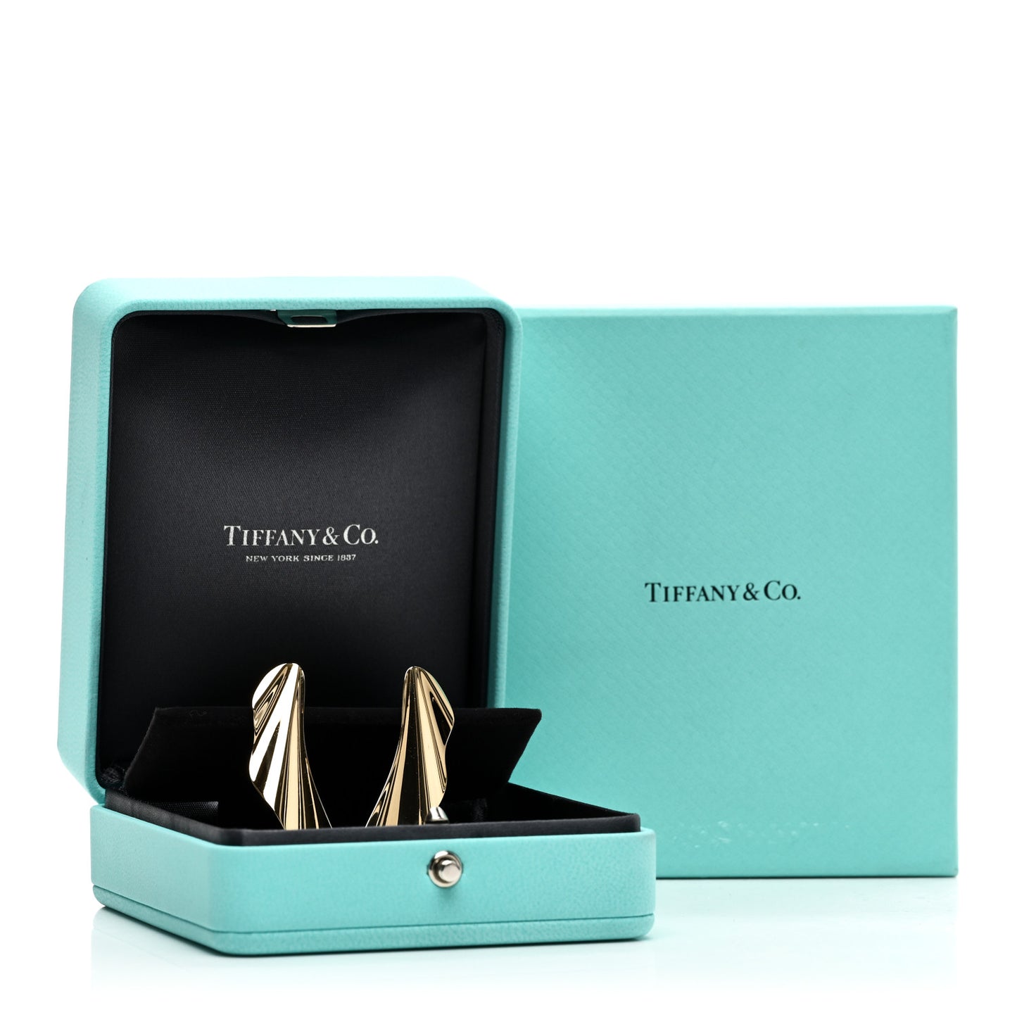 18K Yellow Gold Elsa Peretti Small High Tide Earrings