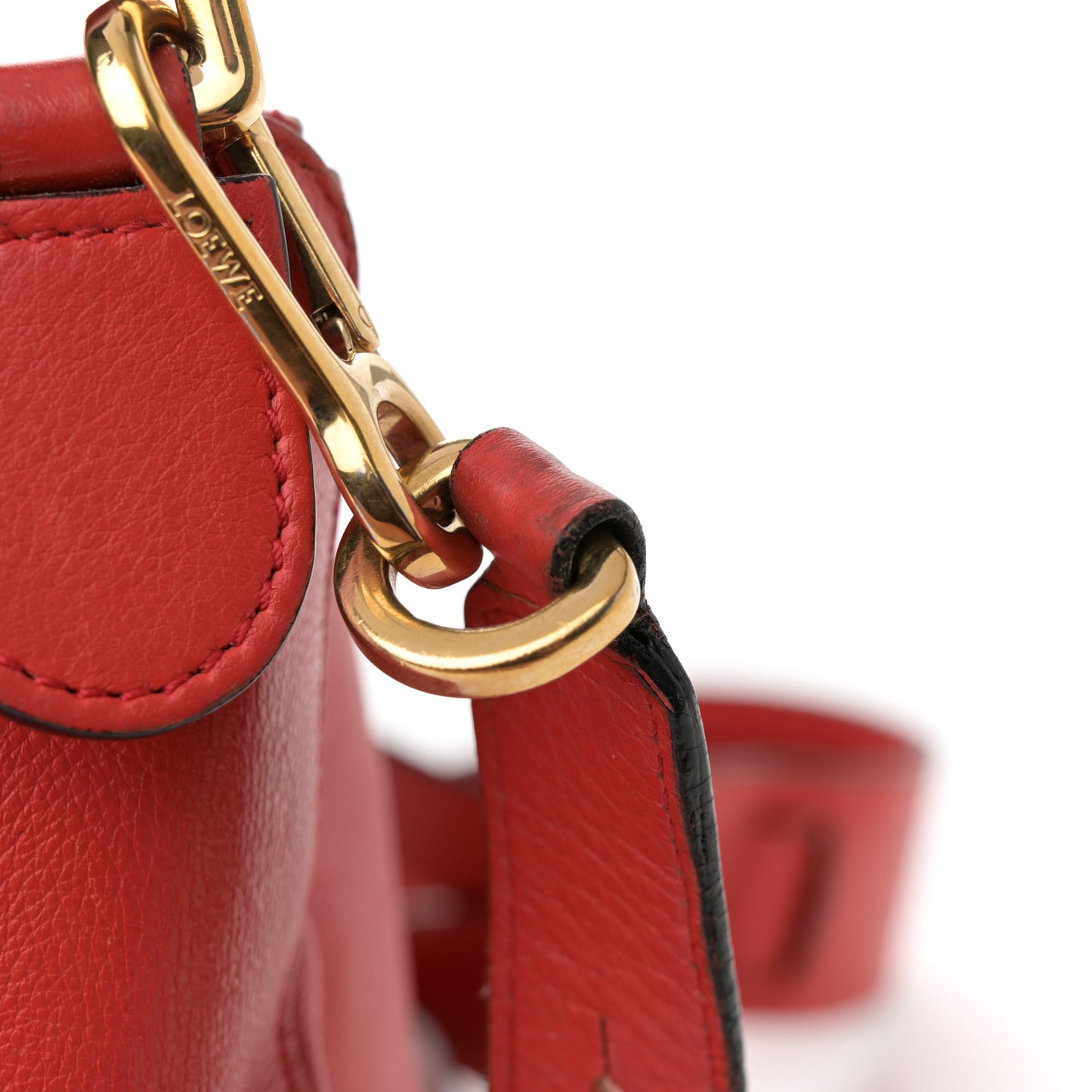 Calfskin Medium Puzzle Bag Scarlet