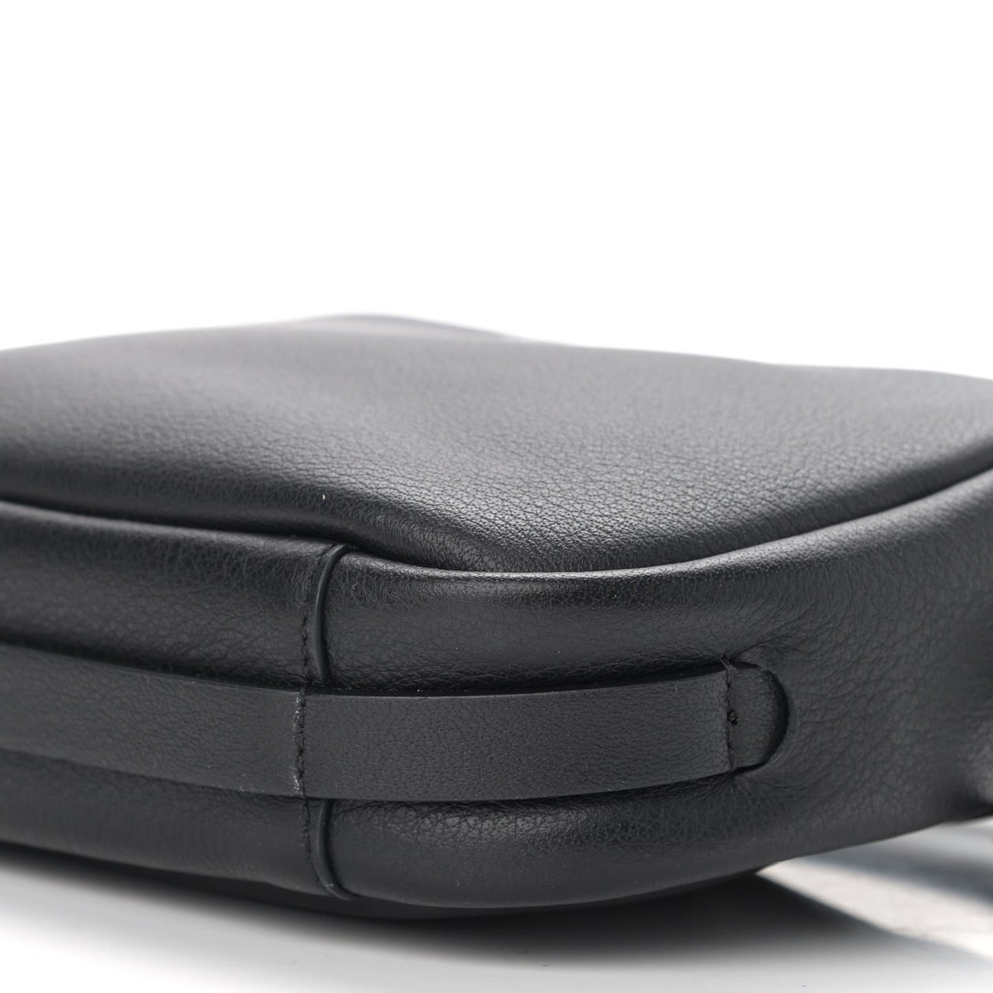 Calfskin Logo XS Everyday Camera Bag Black