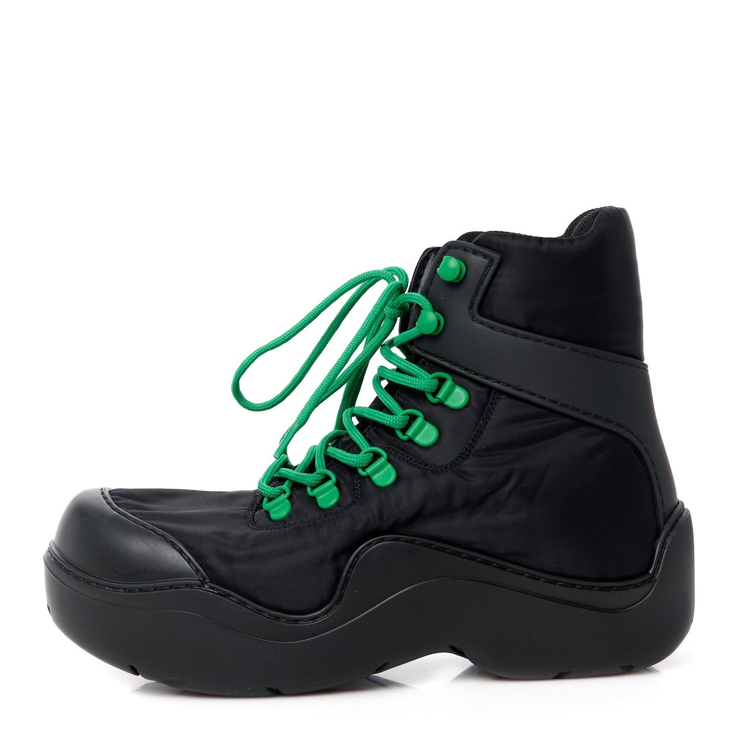 Technical Fabric Rubber Puddle Bomber Boots 37 Black Grass
