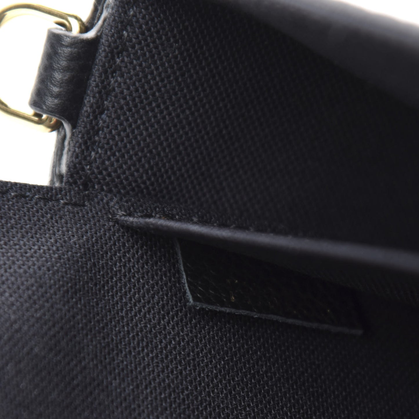 Empreinte Monogram Giant Crafty Pochette Felicie Black Creme