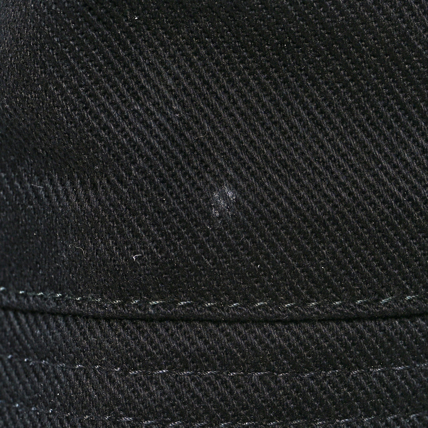Prada Drill Nylon Metal Triangle Logo Mens Bucket Hat M Black 11 of 11