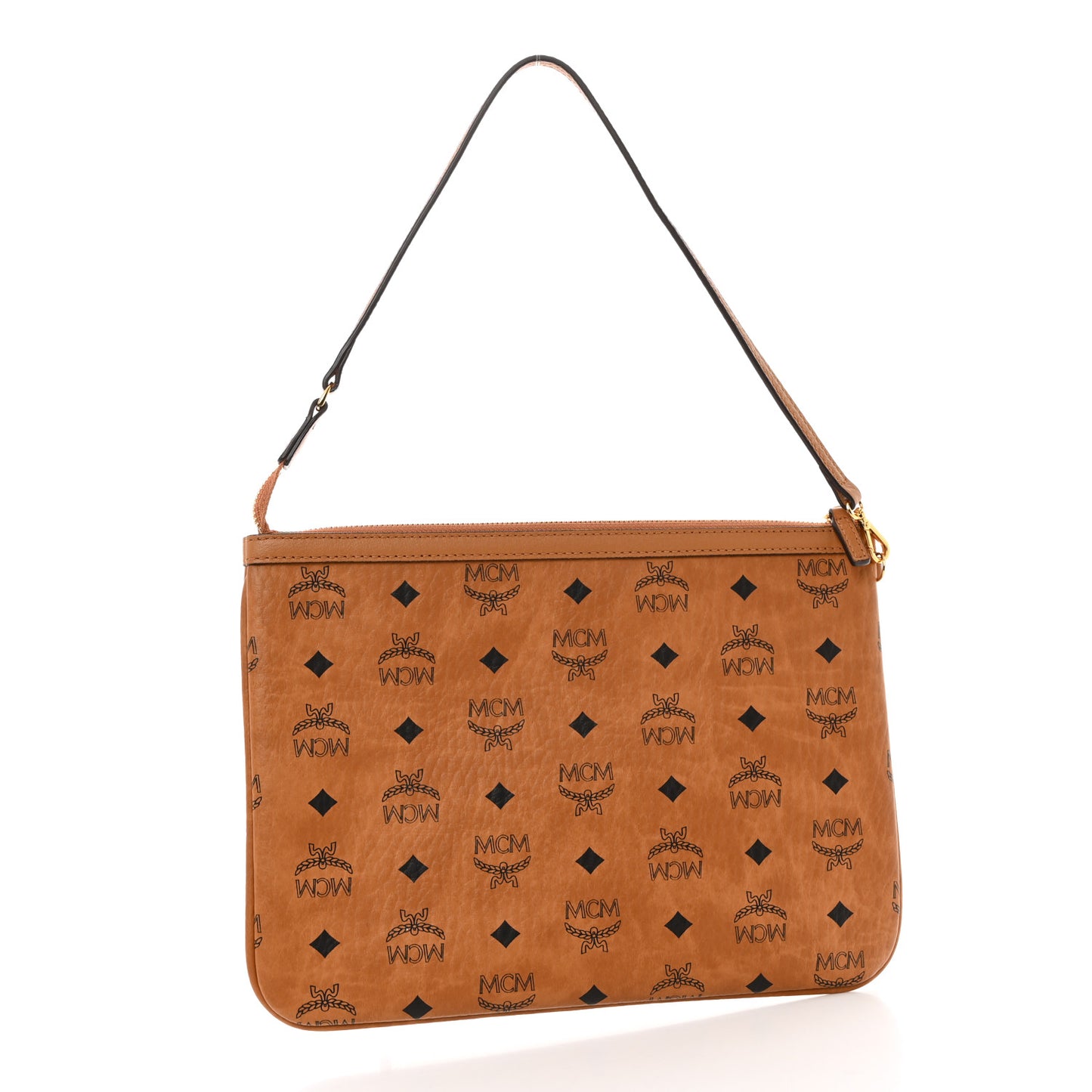 Visetos Liz Shopper Tote Pouch Cognac