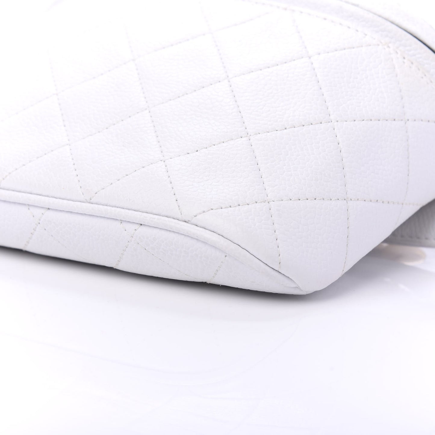 Caviar Quilted Belt Bag White 75 30