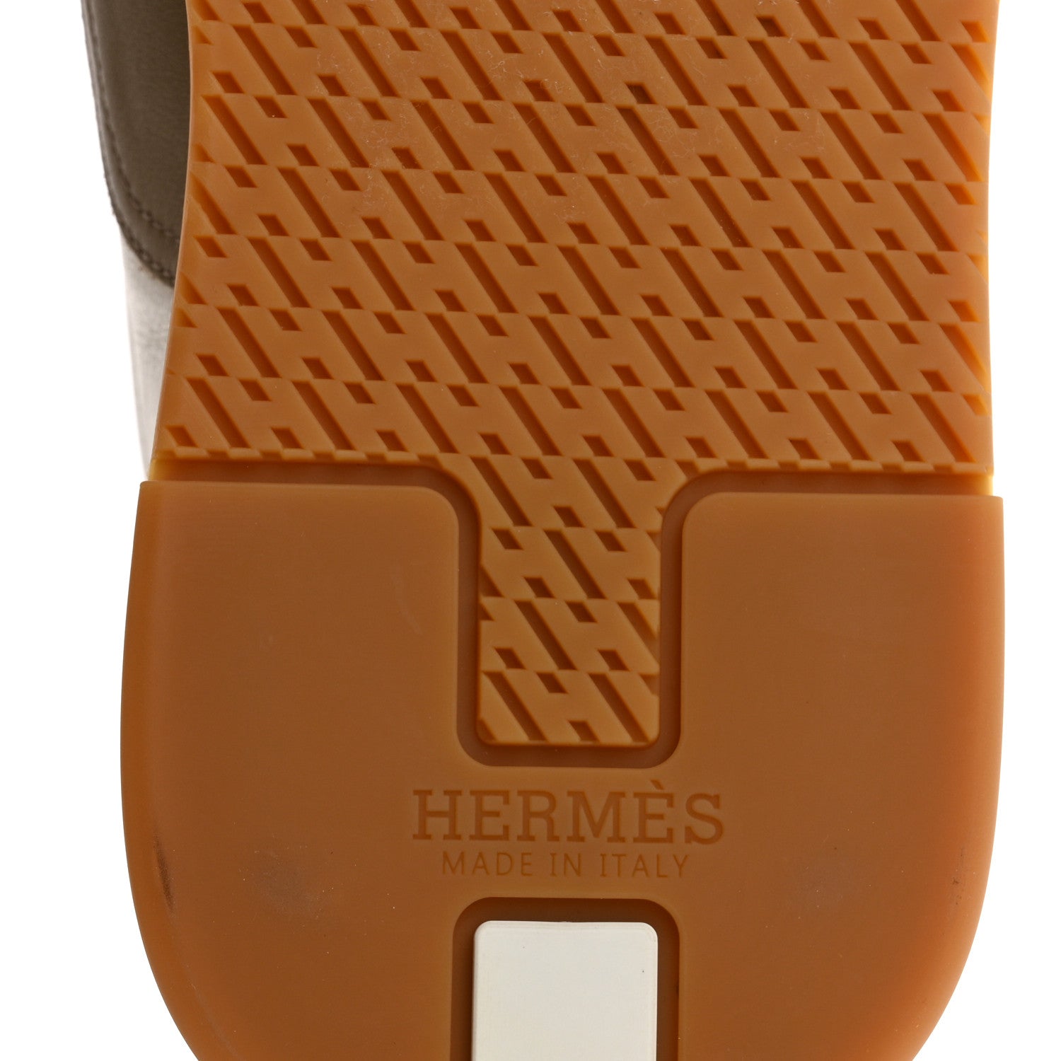 Hermes Calfskin Suede Mens Trail Sneakers 42 Beige Glaise Multicolor 8 of 12