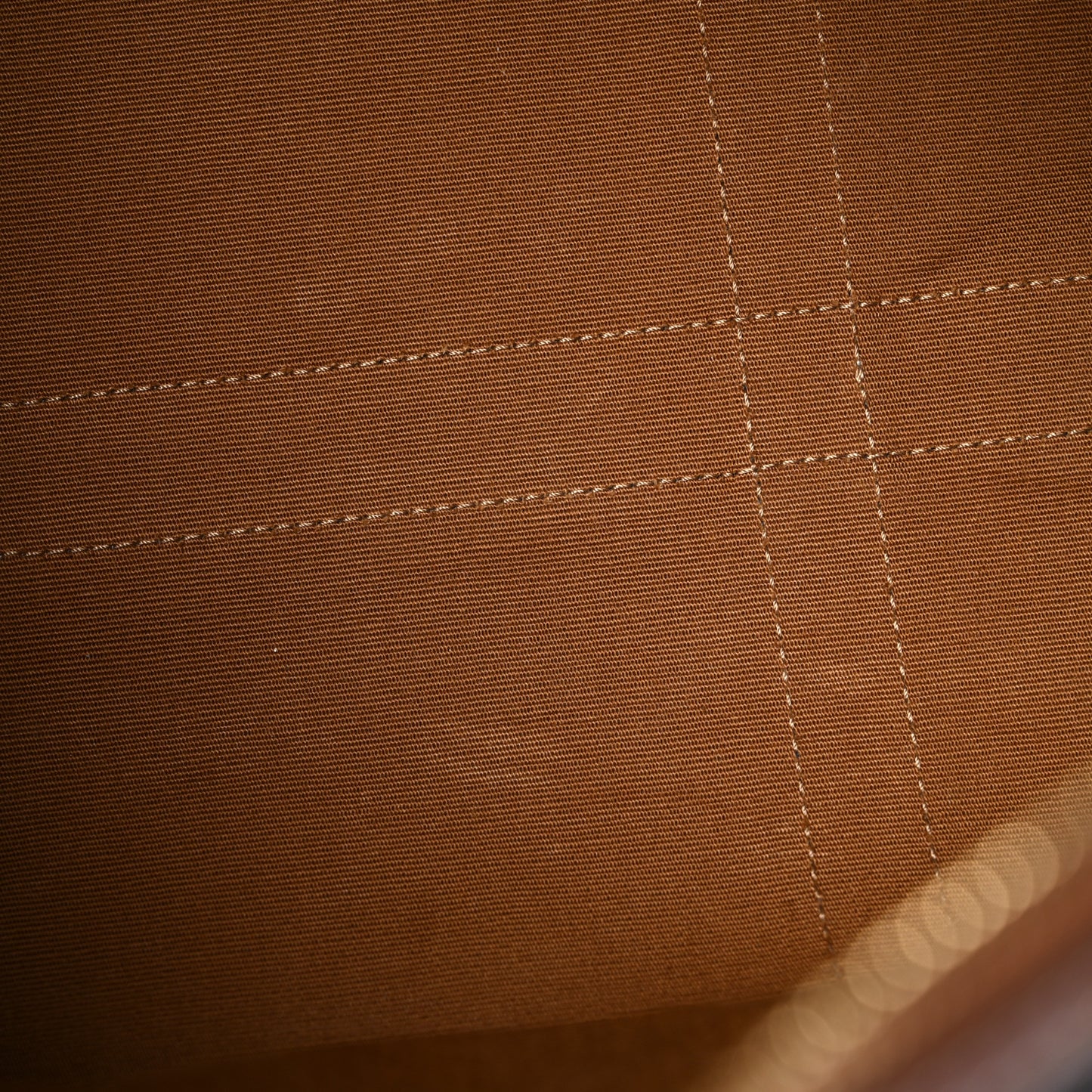 Triomphe Canvas Calfskin Boston Bag Tan