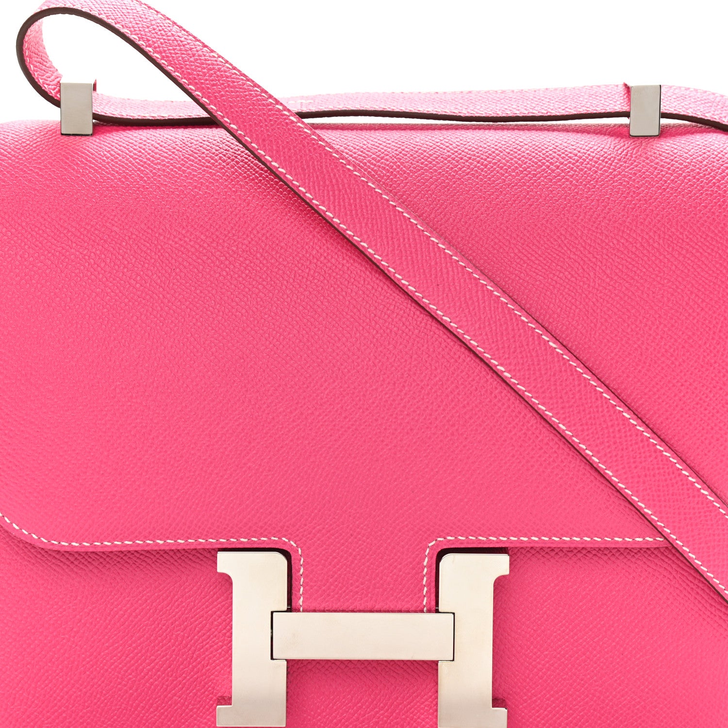 Hermes Epsom Constance 24 Rose Tyrien 8 of 9