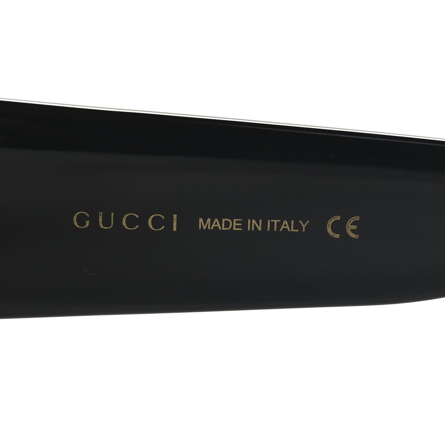 Acetate Square Frame Sunglasses GG0141SN Black