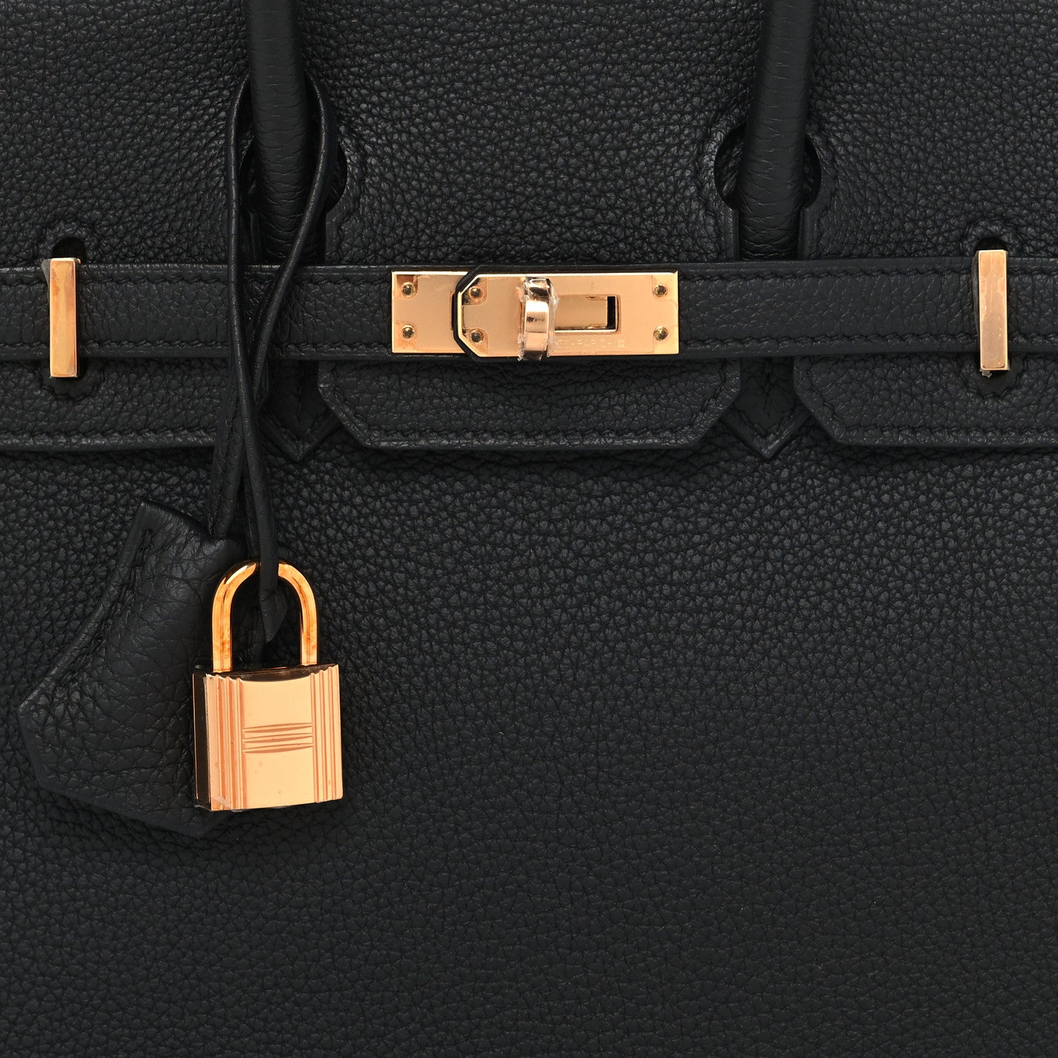 Hermes Togo Birkin 25 Black 8 of 13