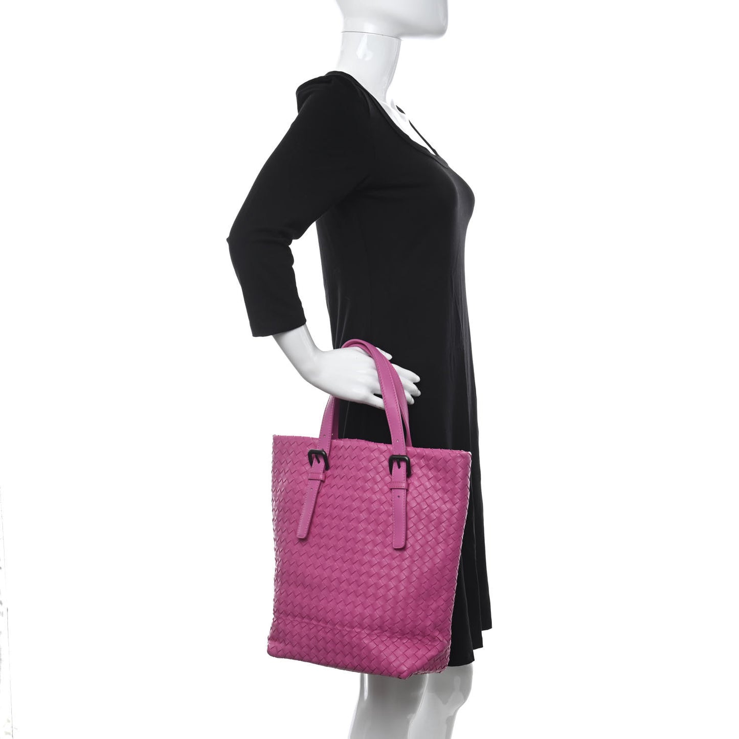 Nappa Intrecciato Tote Pink