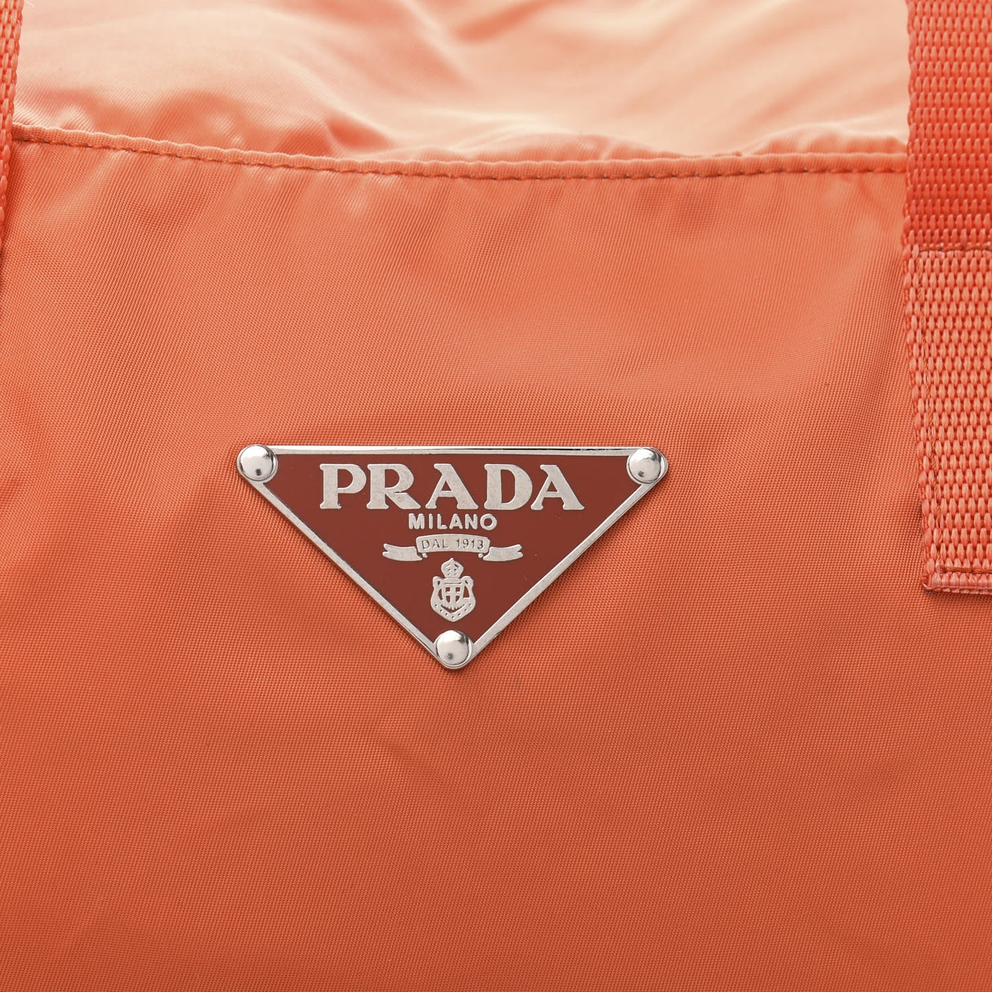 Tessuto Nylon Duffel Bag Papaya