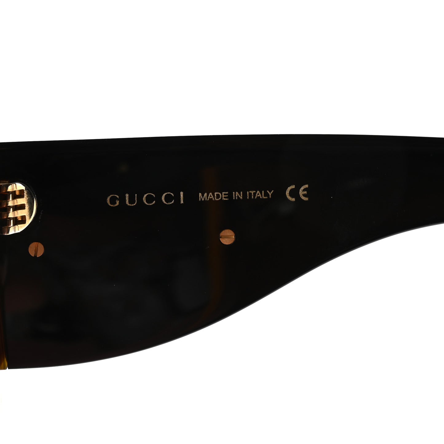 Acetate Round Frame Sunglasses GG0177S Brown