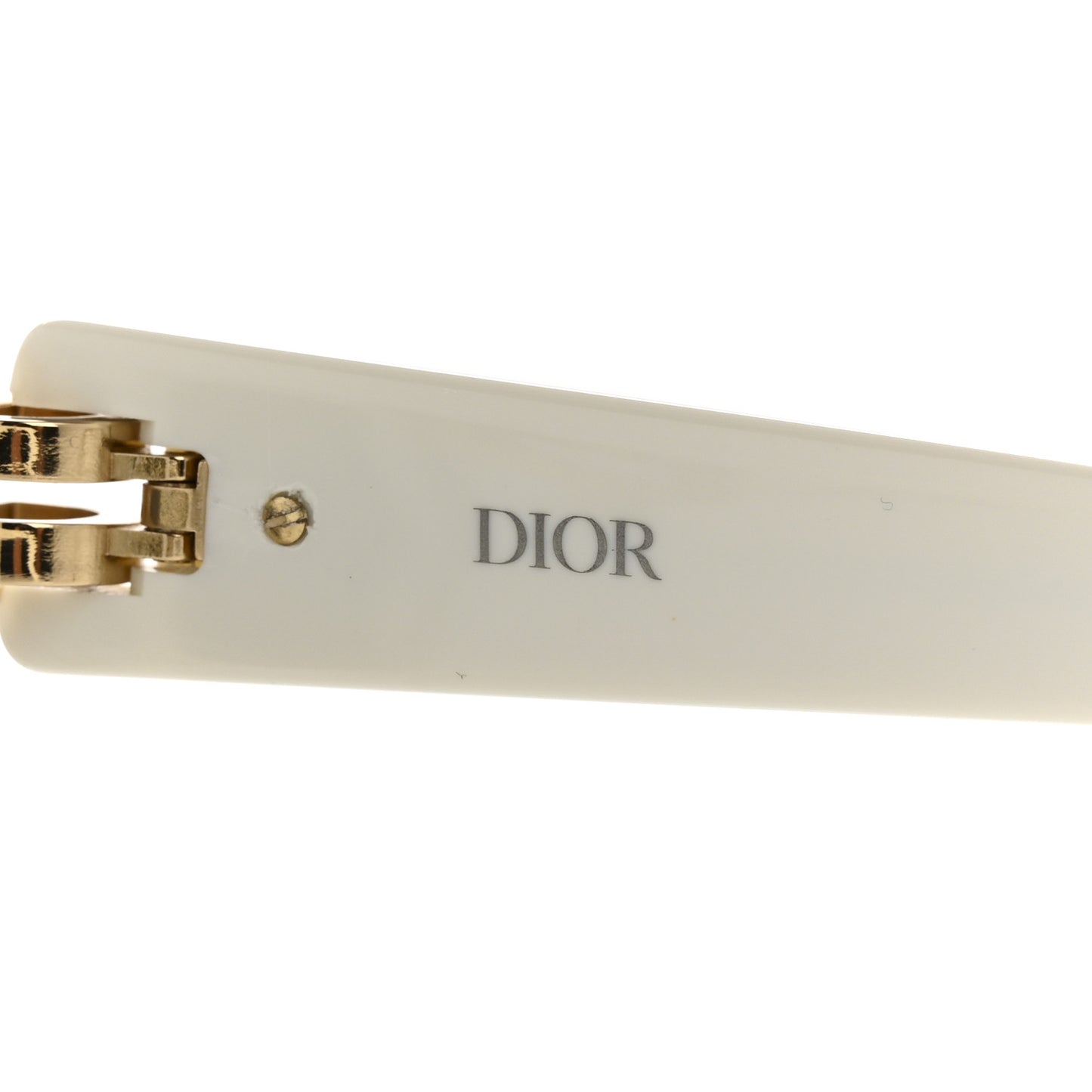 Acetate CDior S1I Square Sunglasses Ivory