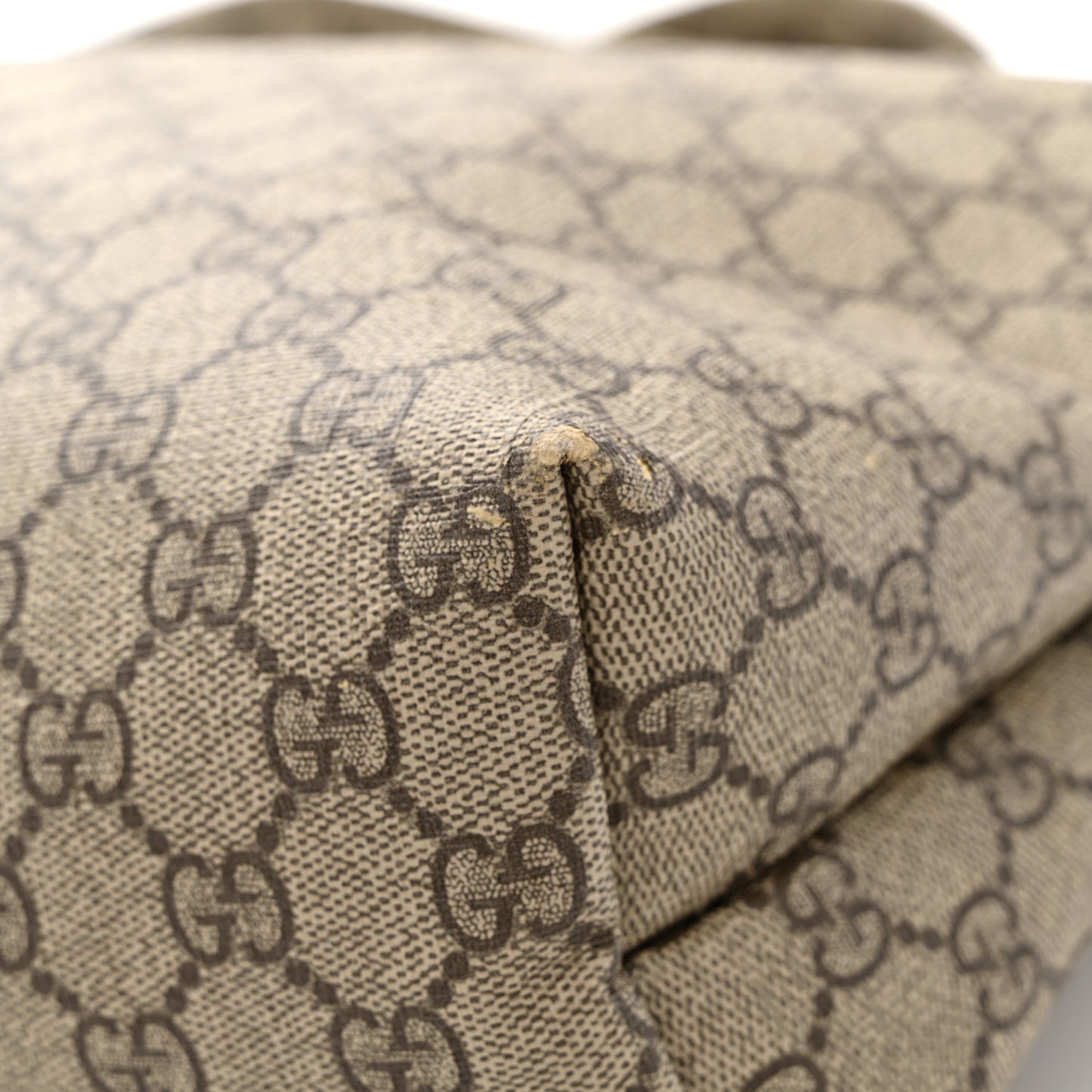 GG Plus Monogram Medium Signature Web Loop Tote Brown