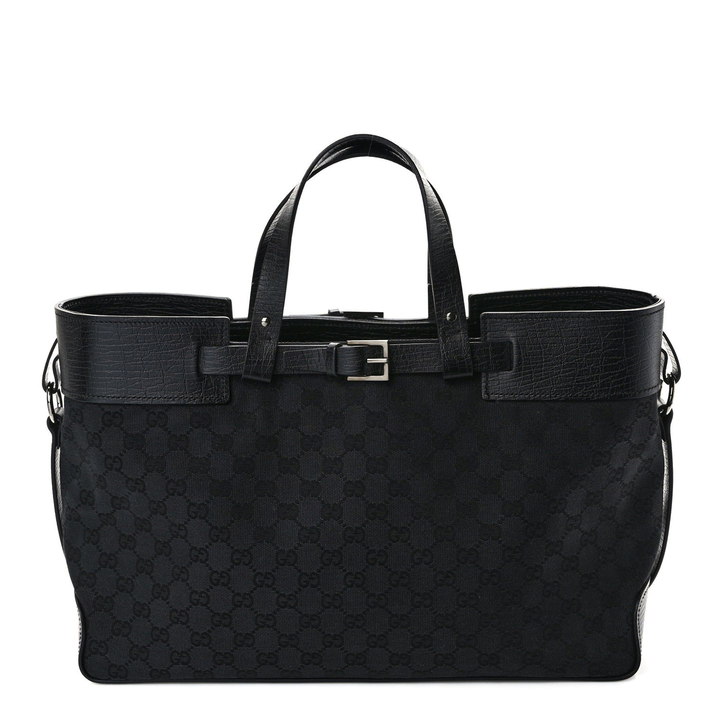Monogram Large Tote Black
