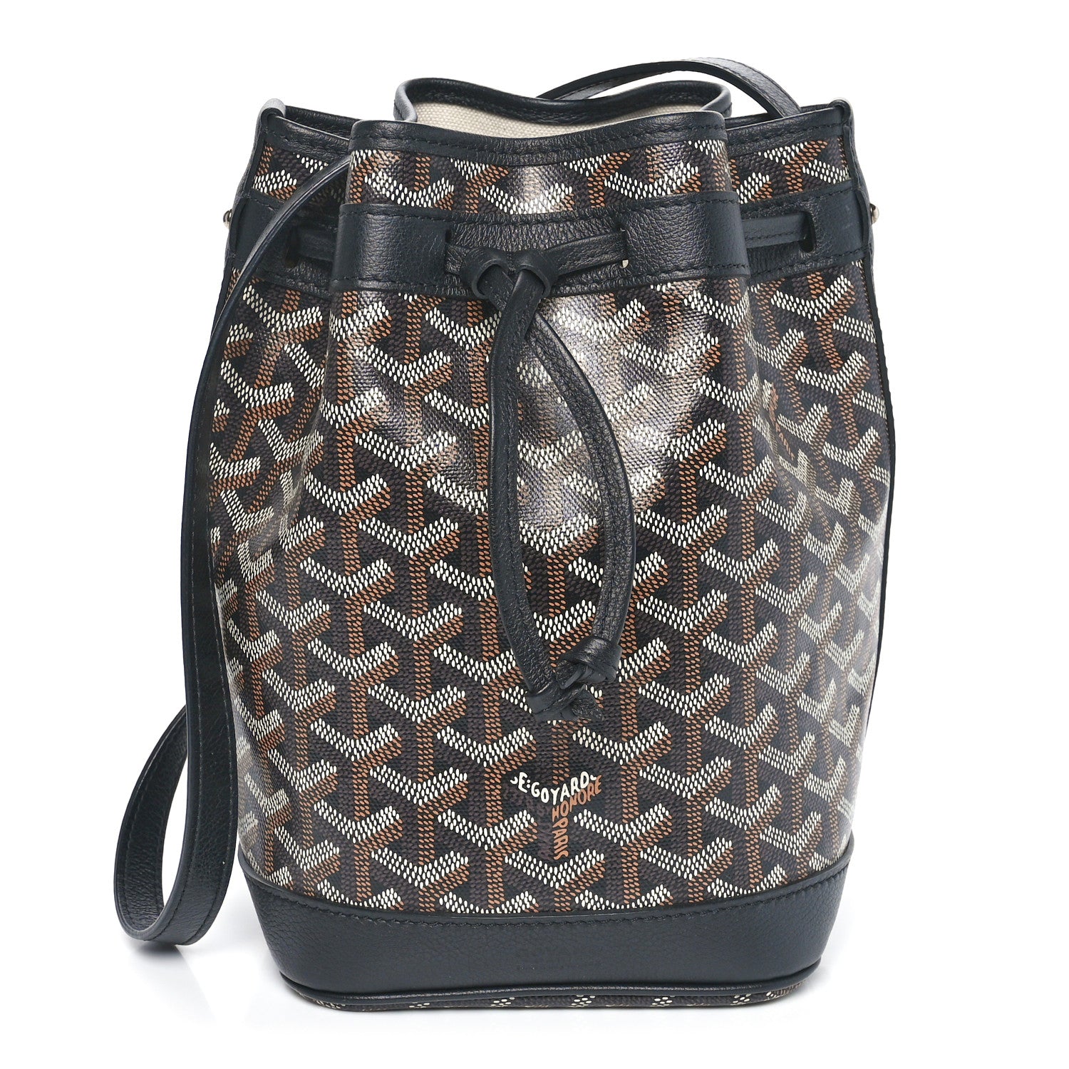 Goyard Goyardine Petit Flot Bucket Bag PM Black 1 of 9