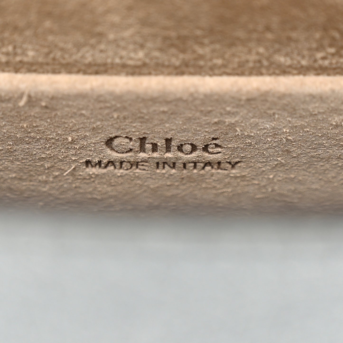 Calfskin Suede Small Nile Bracelet Bag Cloudy Blue
