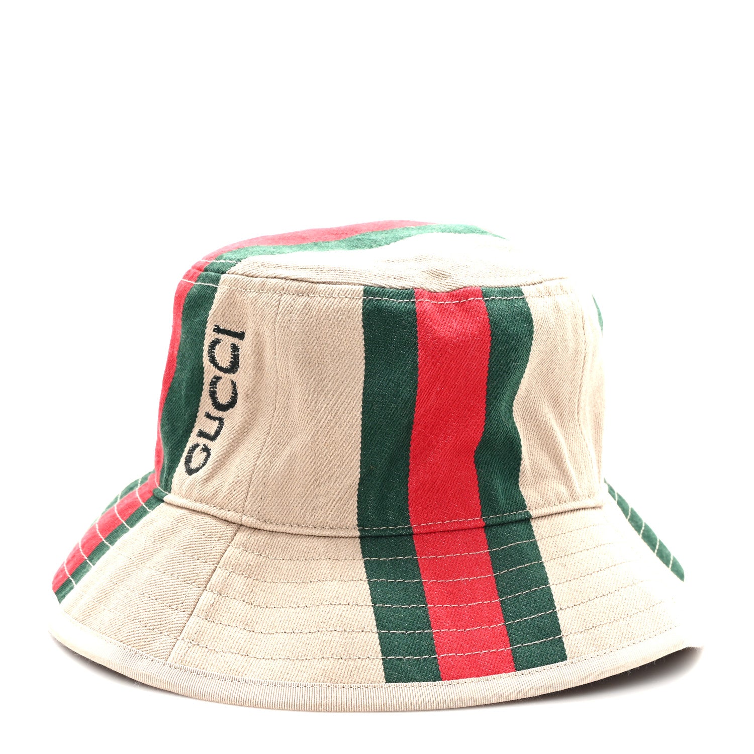 Gucci Monogram Canvas Web Bucket Hat XL Beige 1818916 – FASHIONPHILE