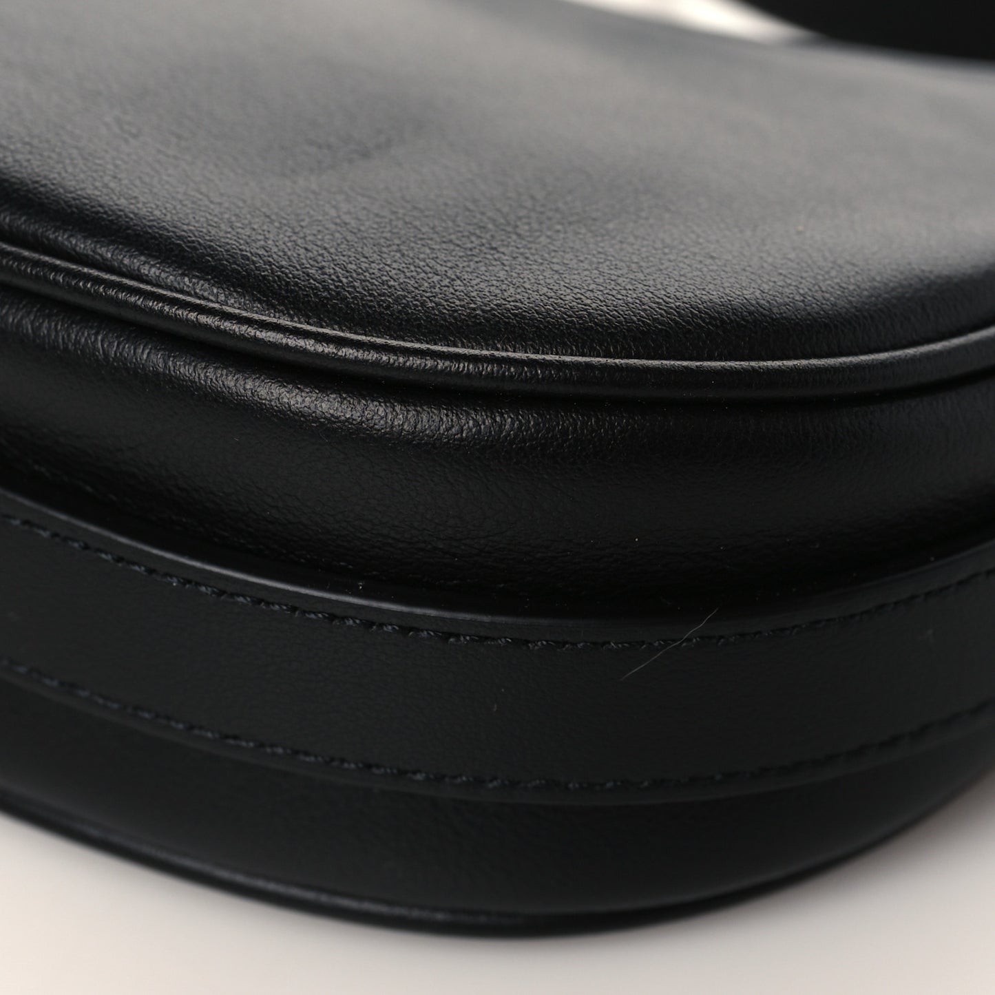 Smooth Calfskin Mini Ava Shoulder Bag Black