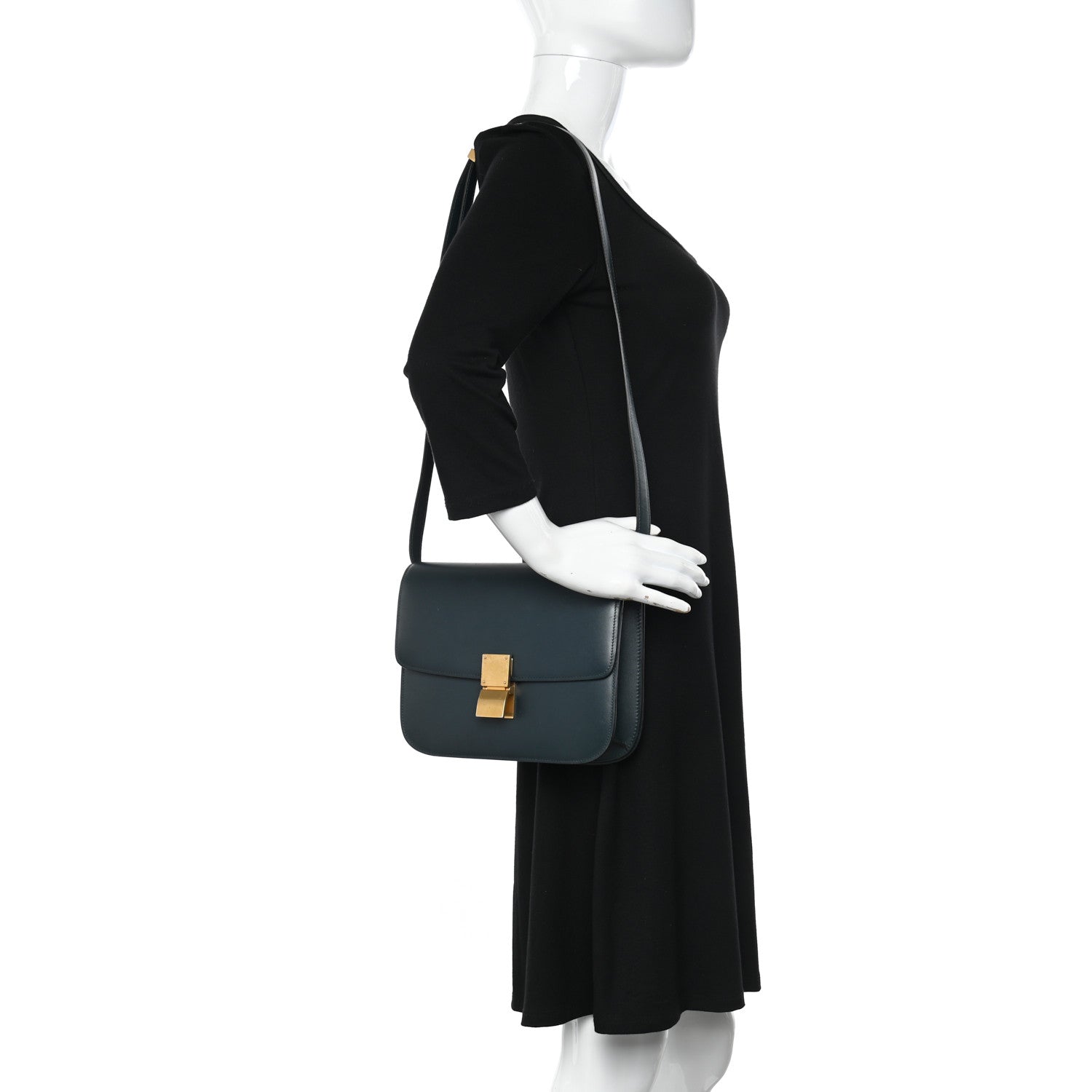 Celine Box Calfskin Medium Classic Box Flap Bag Amazone 3 of 11