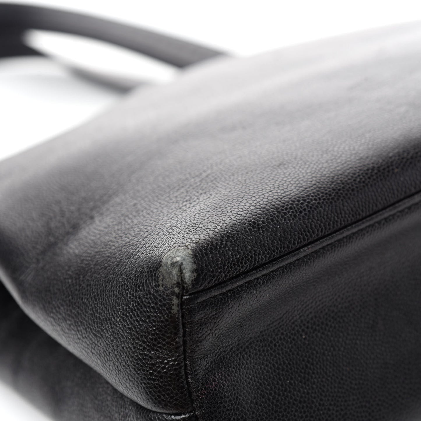 Caviar Small Shopping Tote Black