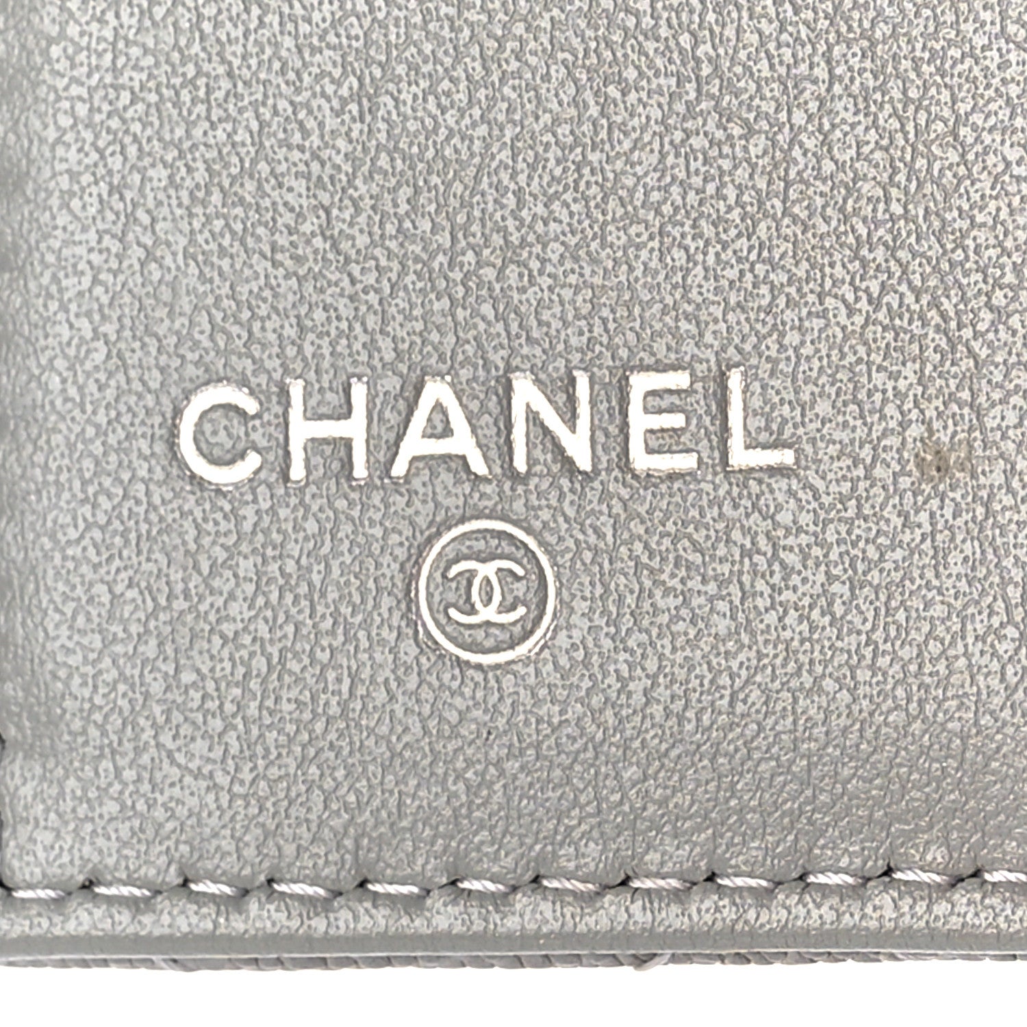 Chanel Caviar Quilted Small Boy Flap Wallet Grey 7 of 11