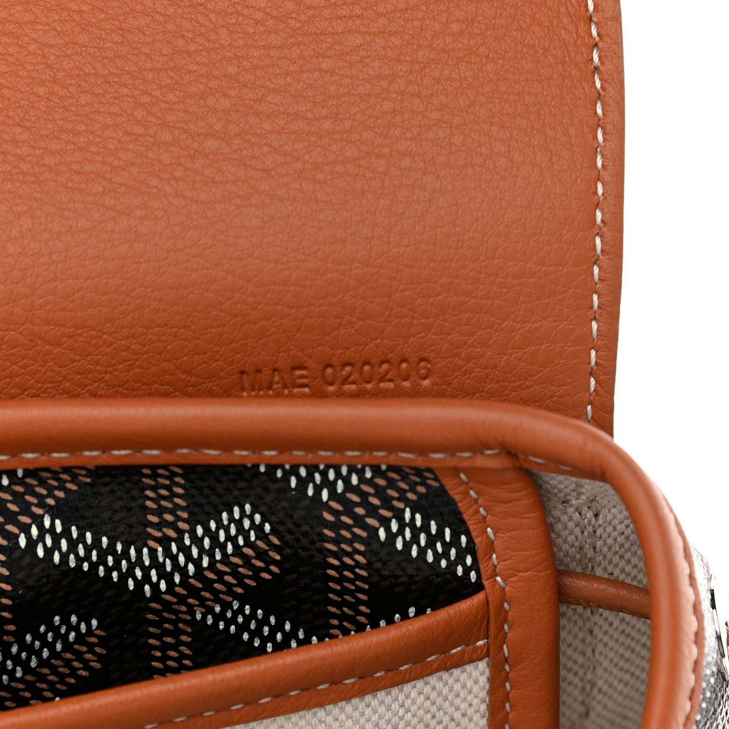 Goyardine Calfskin Mini Alpin Backpack Black Gold