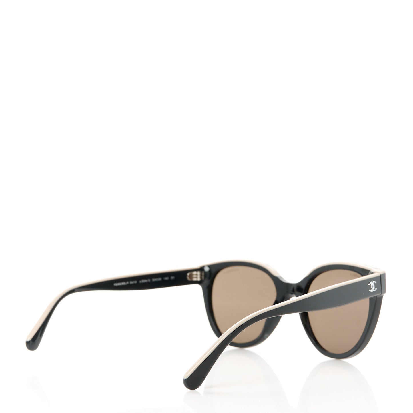 Acetate CC Butterfly Sunglasses 5414 Black Beige