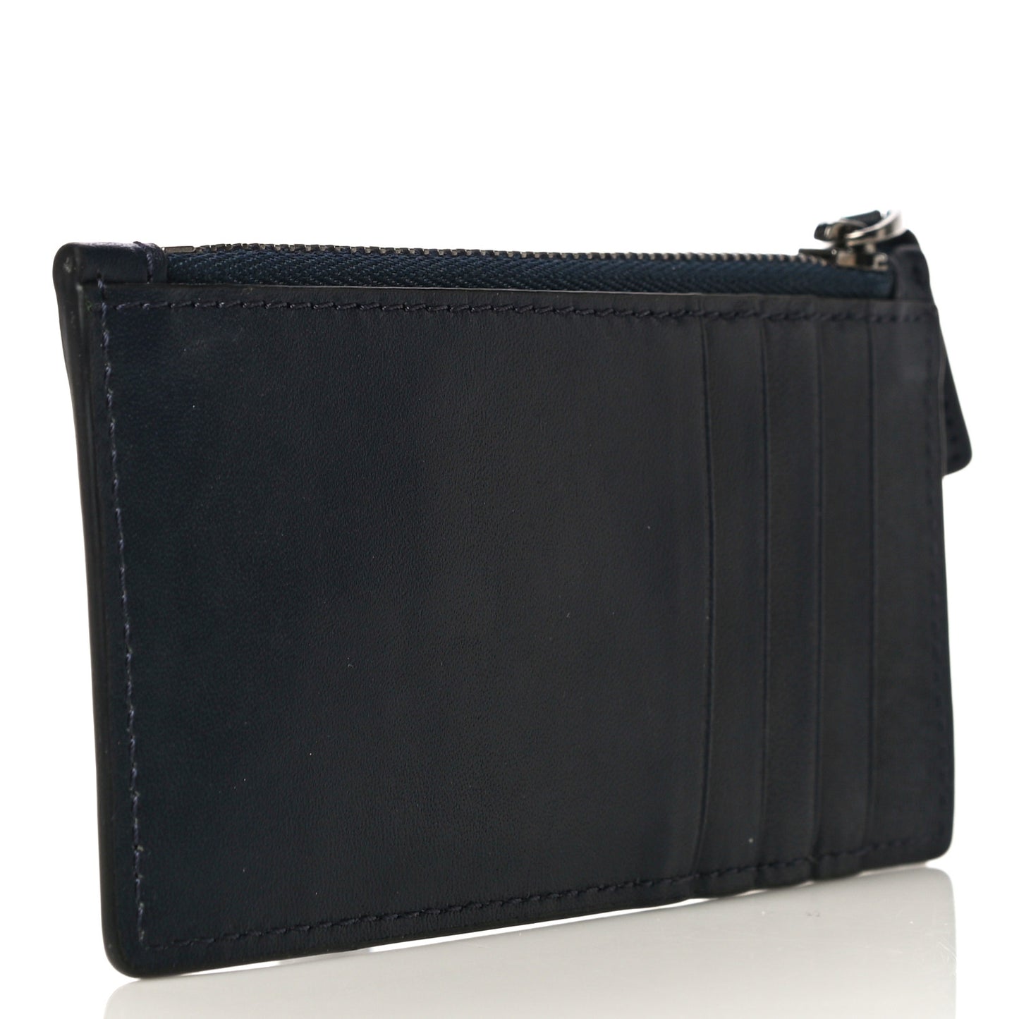 Guccissima Signature Coin Case Card Holder Blue