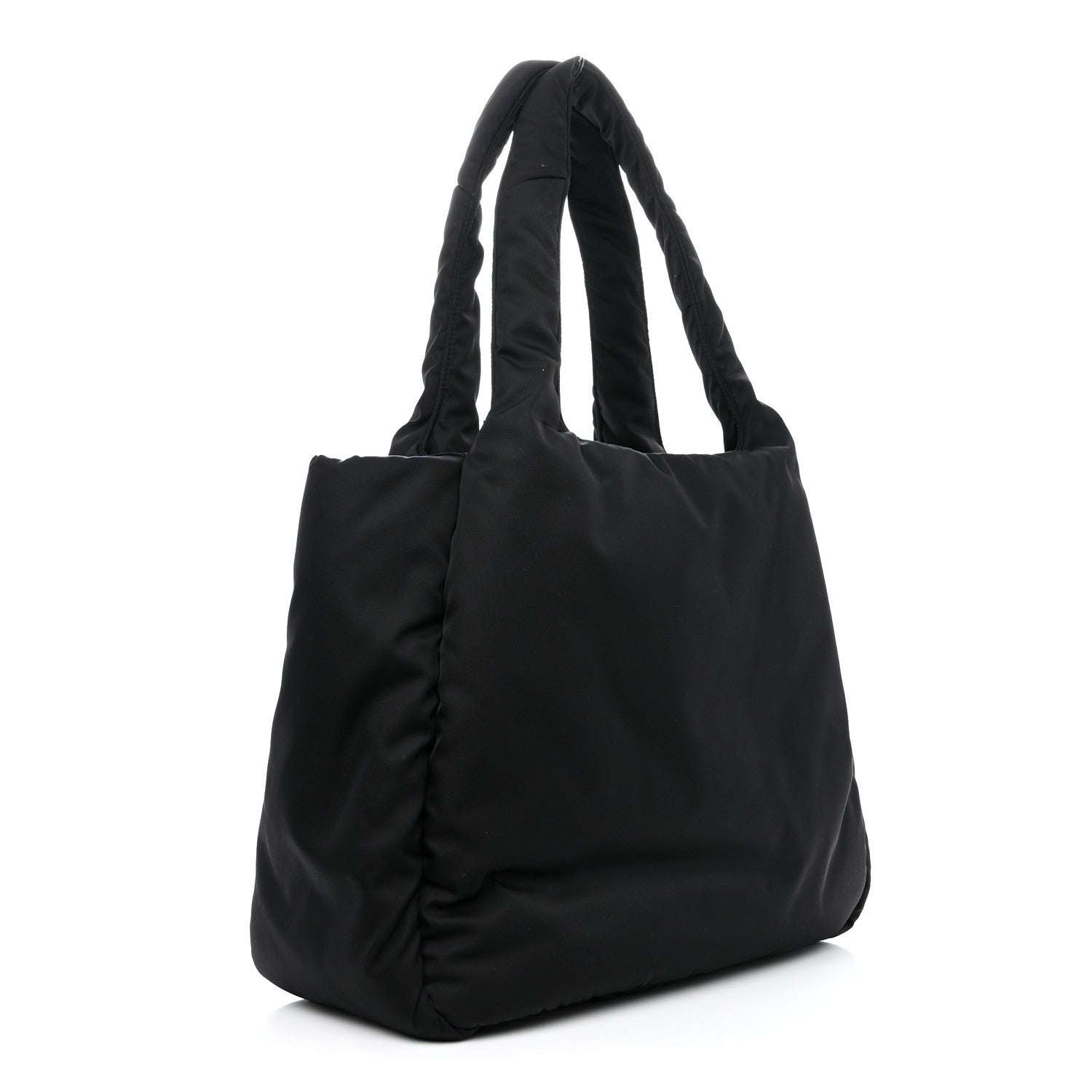 Prada Re-Nylon Padded Large Tote Black 3 of 13