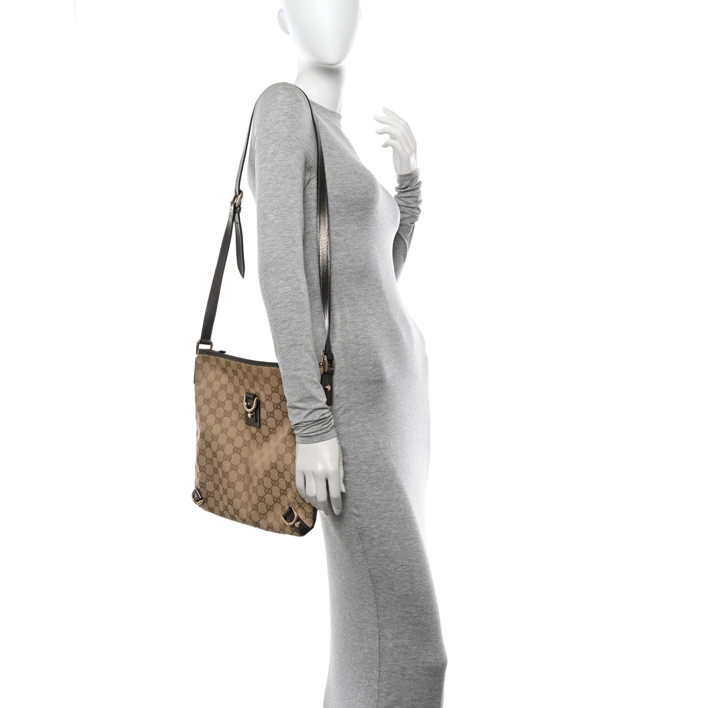 Monogram Abbey Messenger Bag Pewter