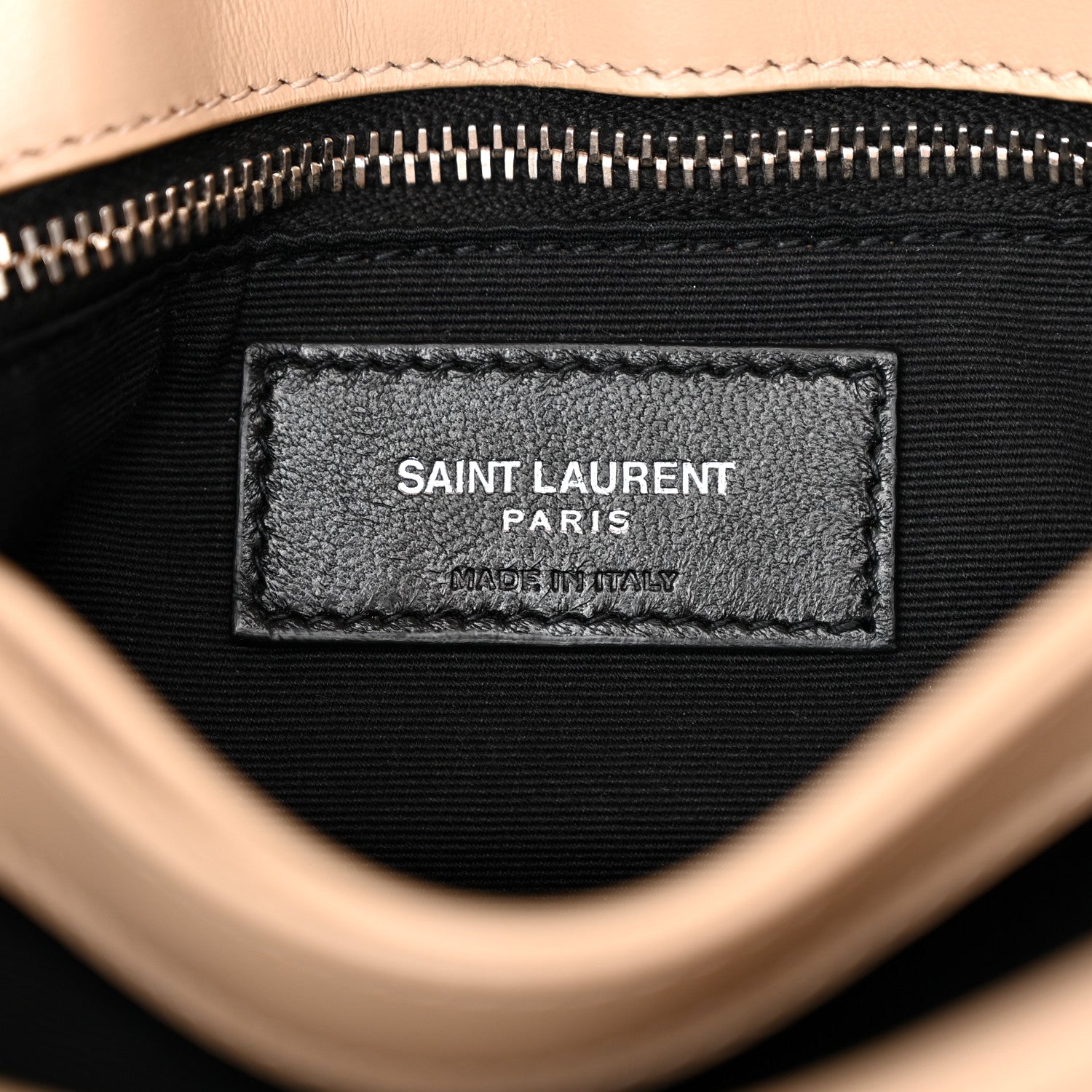 Saint Laurent Calfskin Y Quilted Monogram Toy Loulou Crossbody Bag Nude Powder 6 of 13