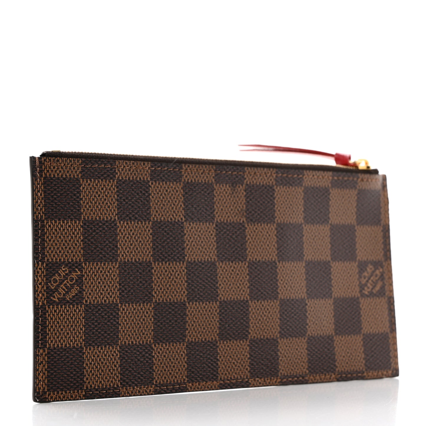 Damier Ebene Felicie Chain Wallet Zippered Insert