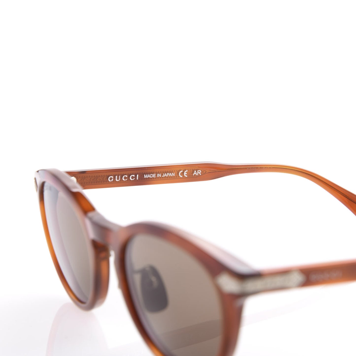 Acetate Round Metal Sunglasses GG0071S Havana