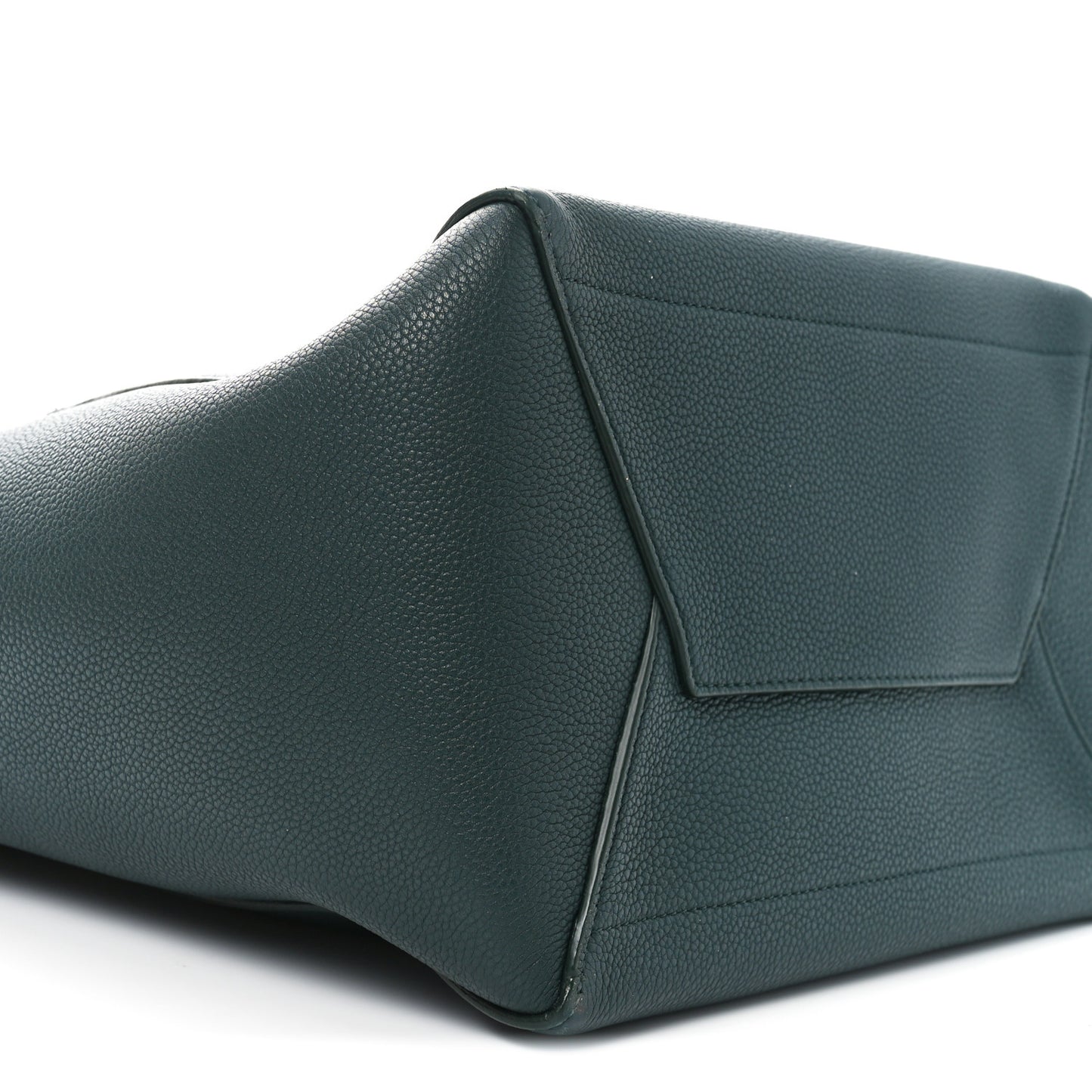 Soft Grained Calfskin Sangle Bucket Bag Amazone