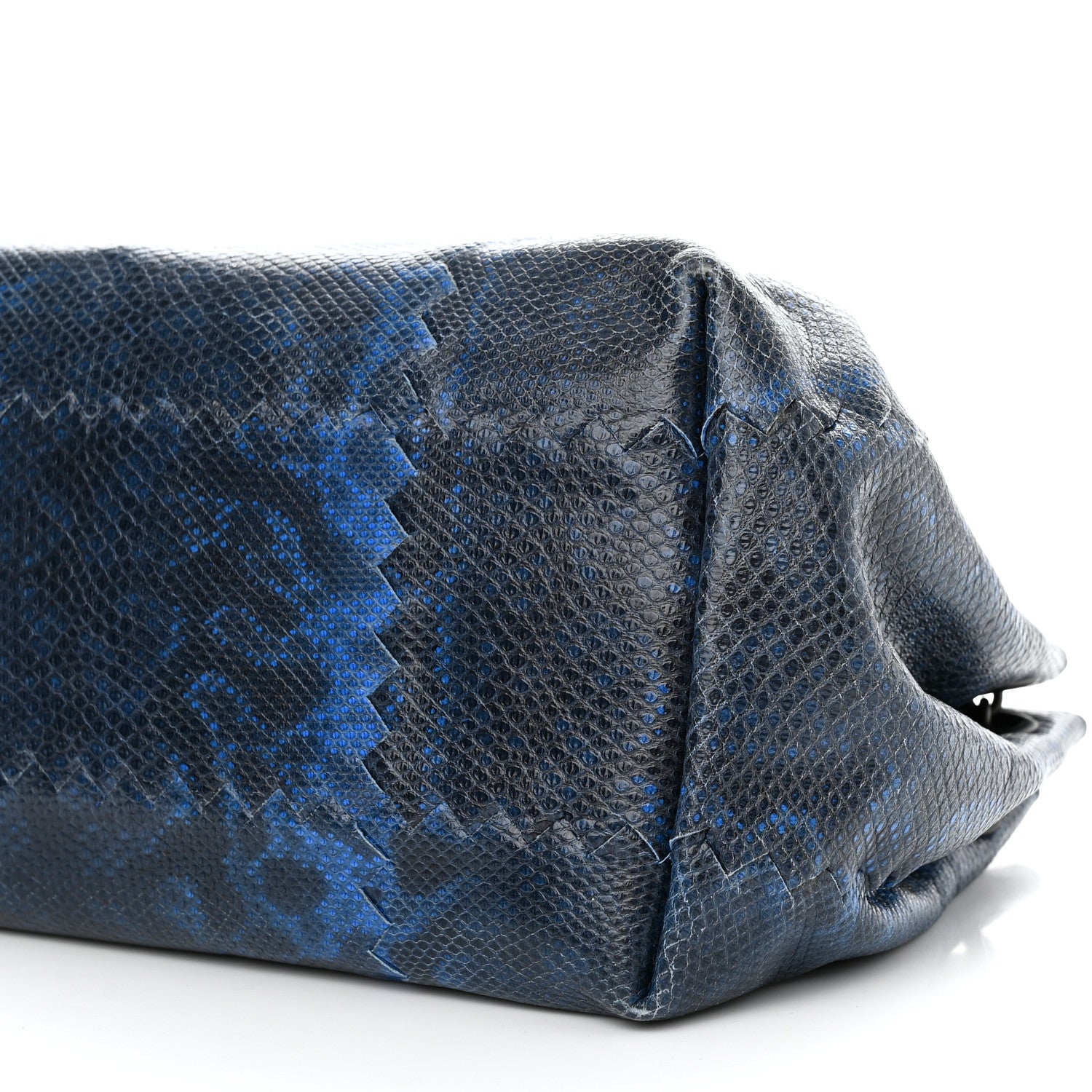 Bottega Veneta Vesuvio Karung Nappa Intrecciato Cravatteria Small Flap Shoulder Bag Bleuette 9 of 12