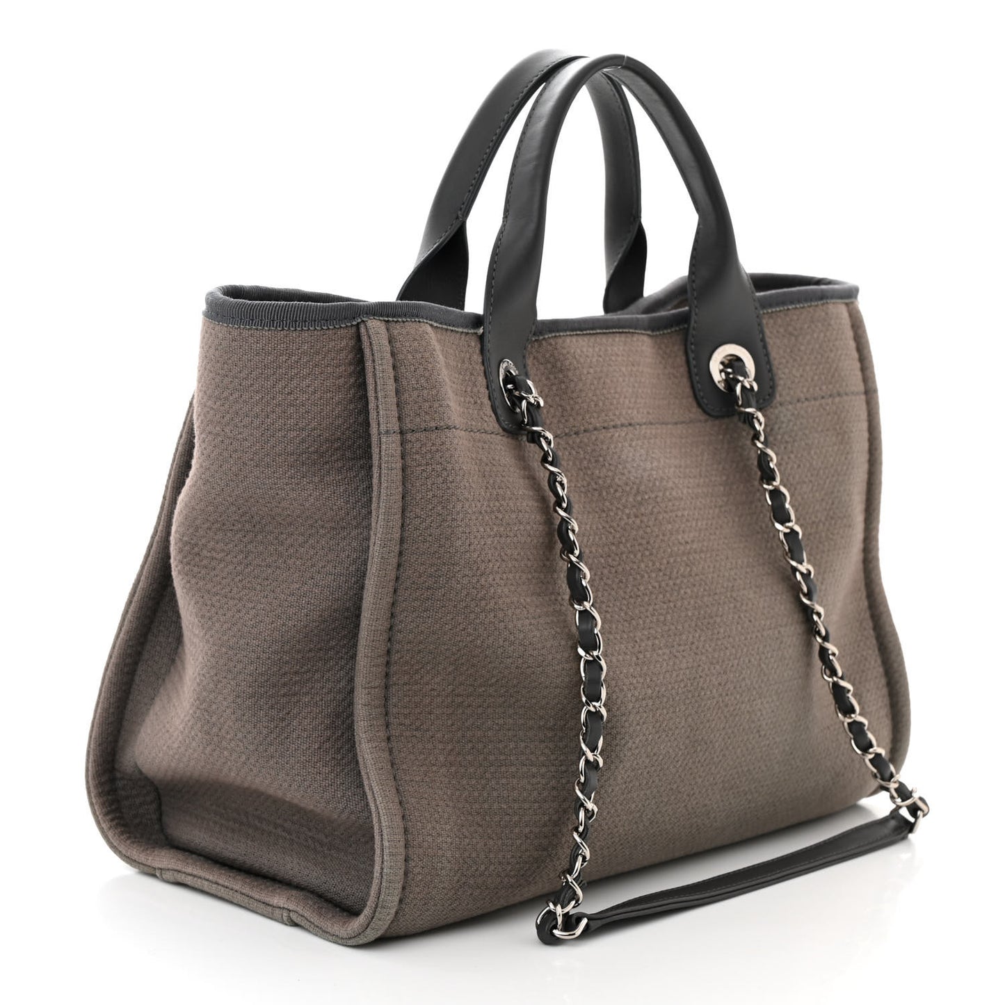 Mixed Fibers Small Deauville Tote Grey