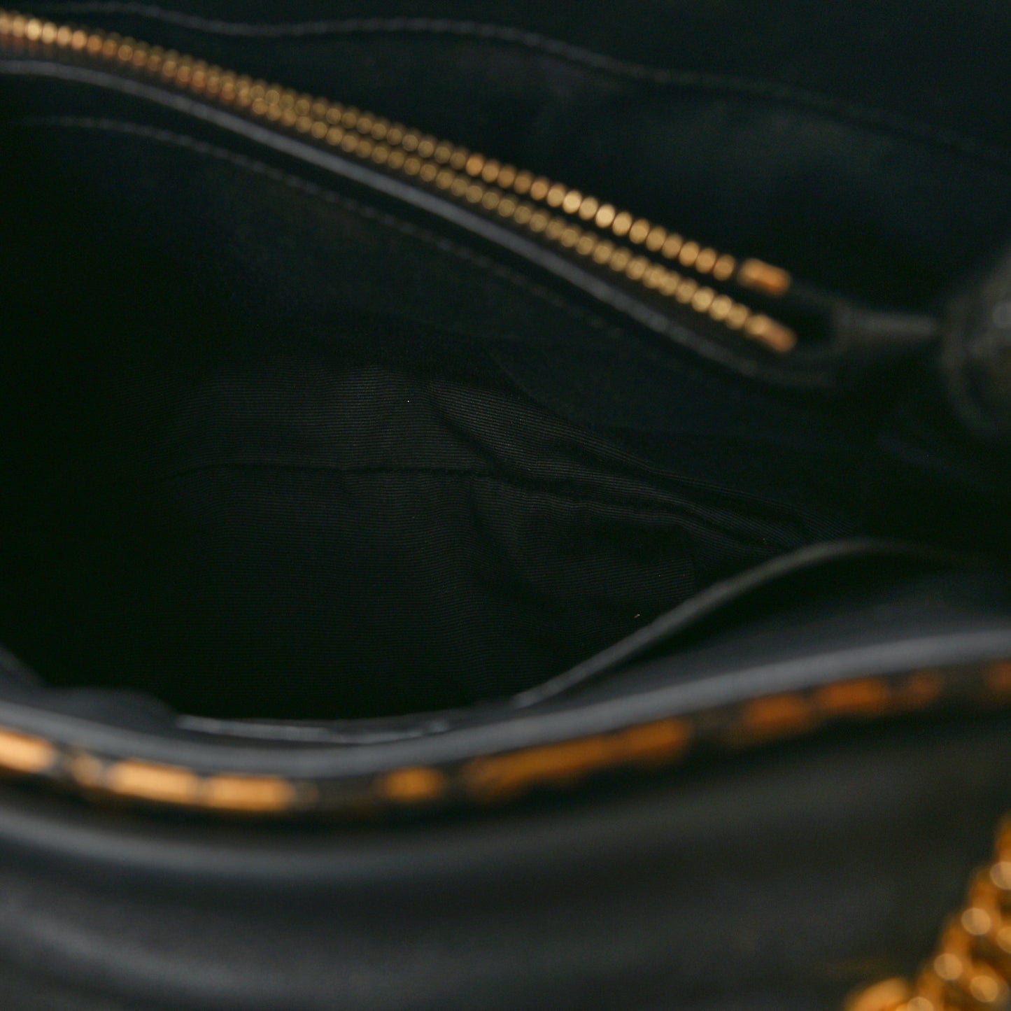 Calfskin Y Quilted Monogram Small Loulou Chain Satchel Leopard