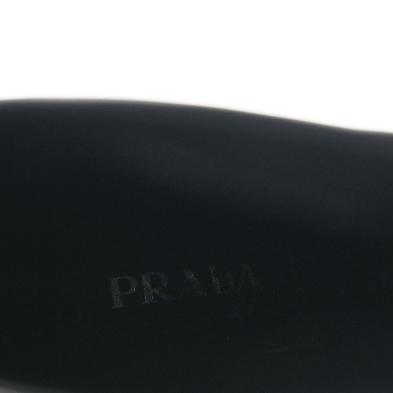 Prada Vitello Knee High Boots 36 Black 7 of 10