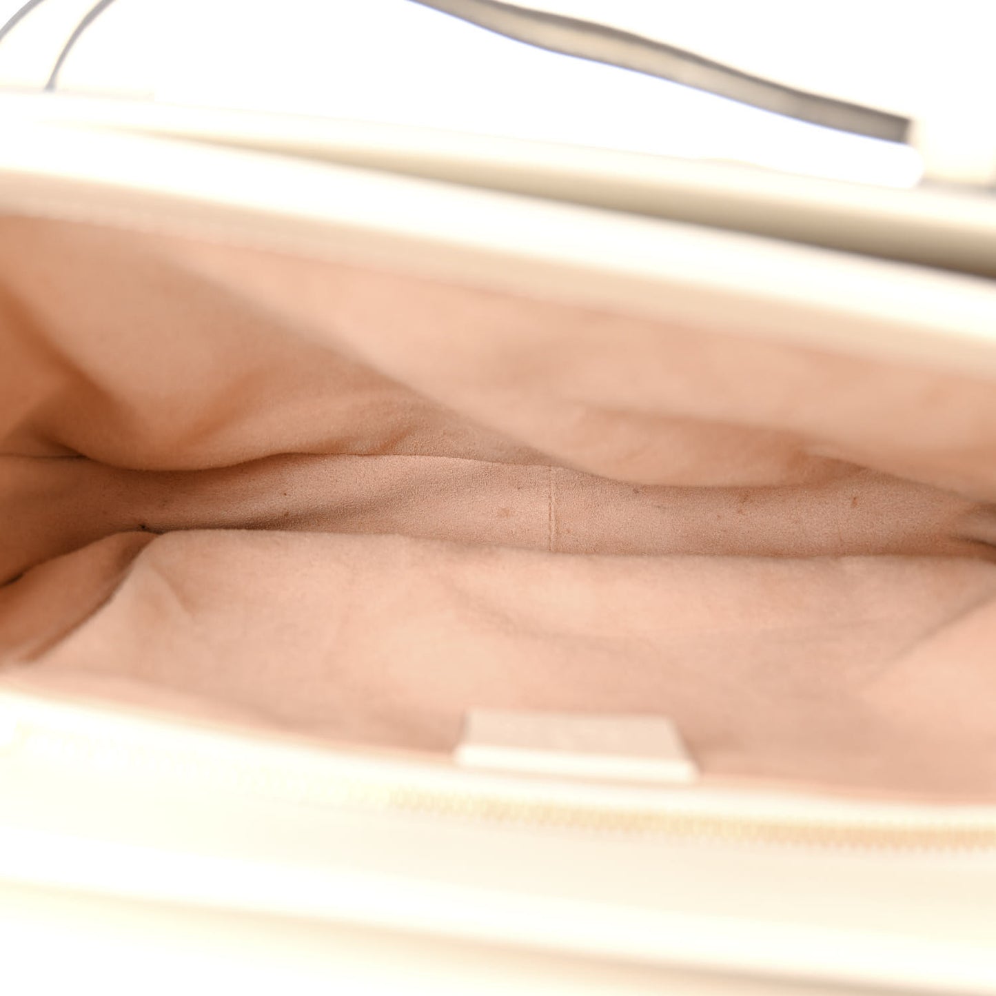 Azalea Calfskin Horsebit 1955 Shoulder Bag Mystic White