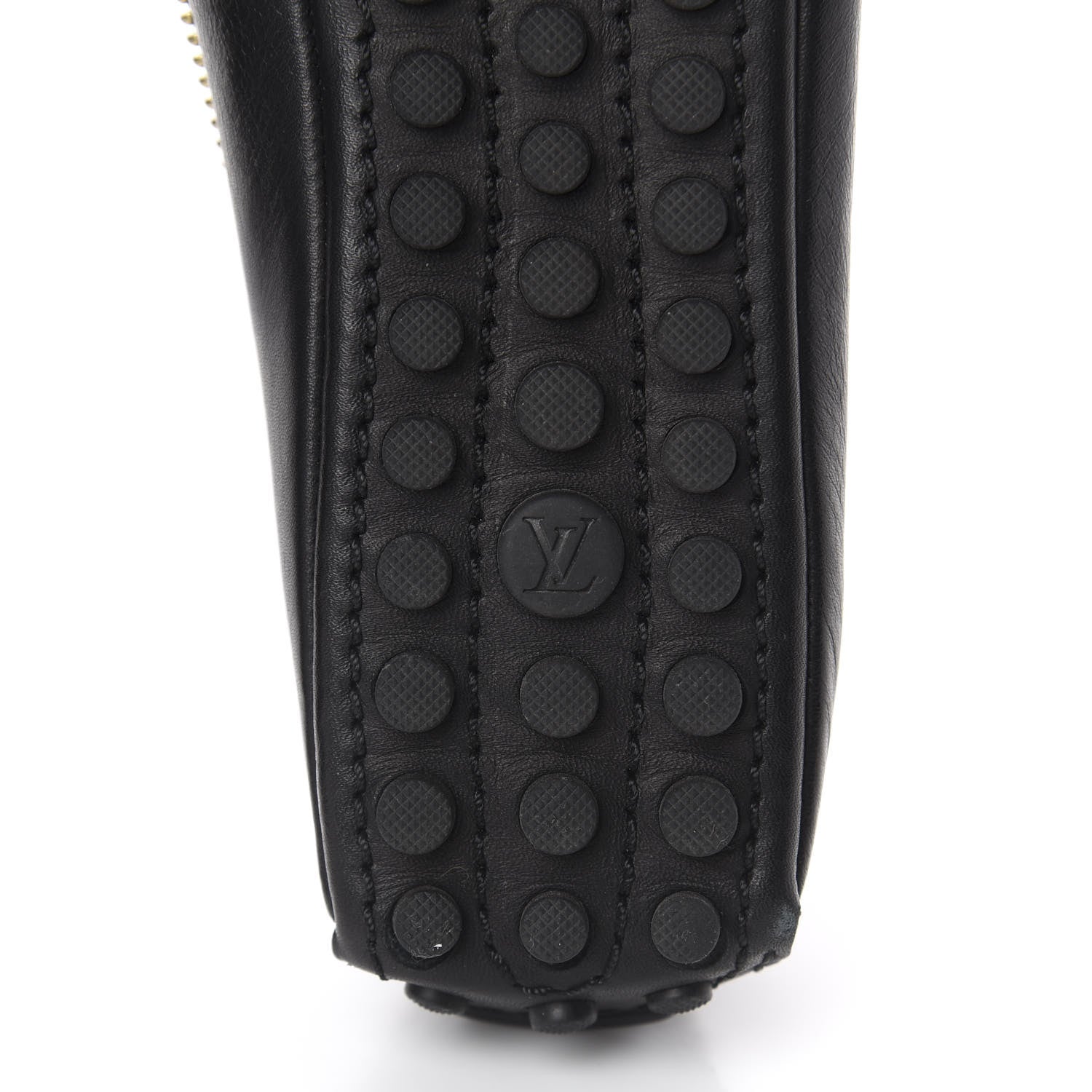 Louis Vuitton Calfskin Zip Oxford Ballerina Flats 35 Black 8 of 9