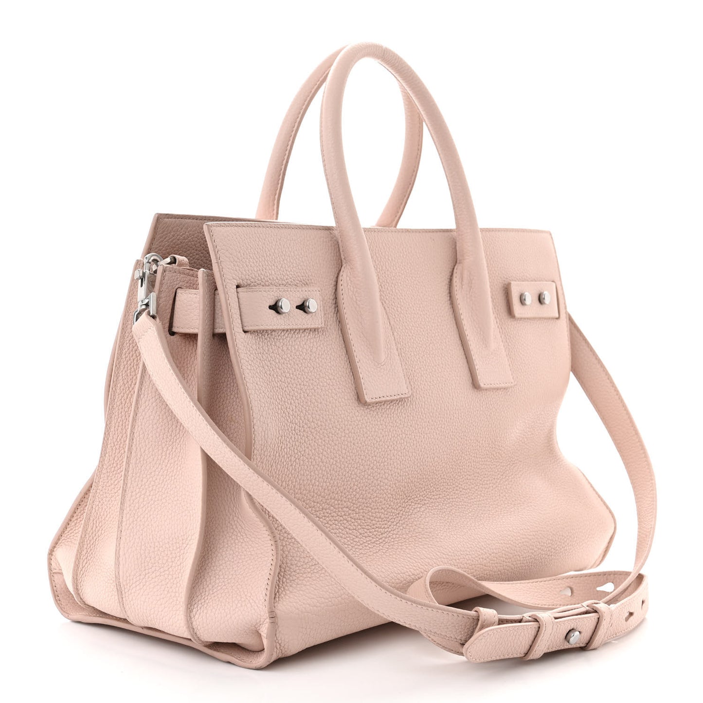 Grained Calfskin Small Sac De Jour Marble Pink