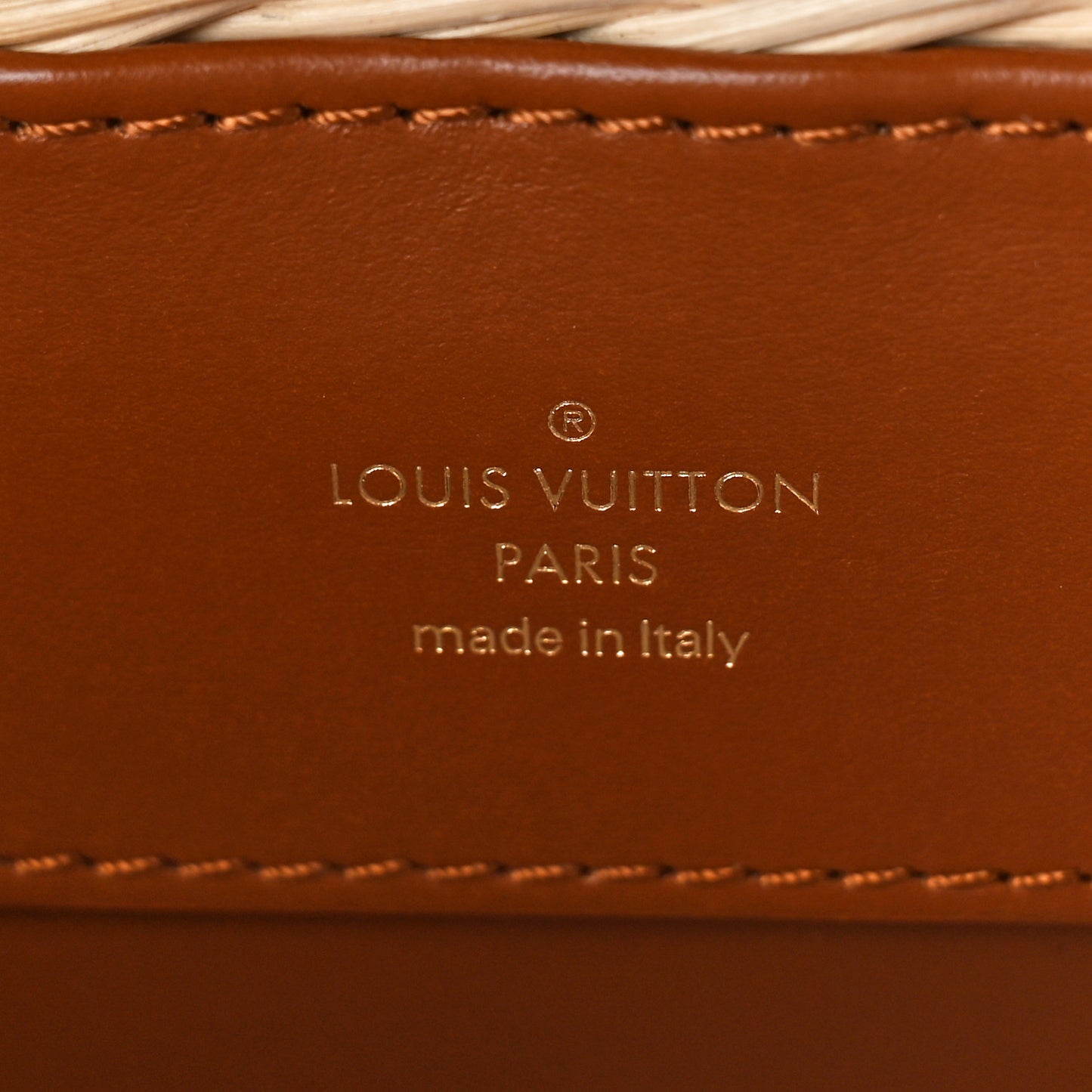 Rattan Calfskin Capucines BB Tan