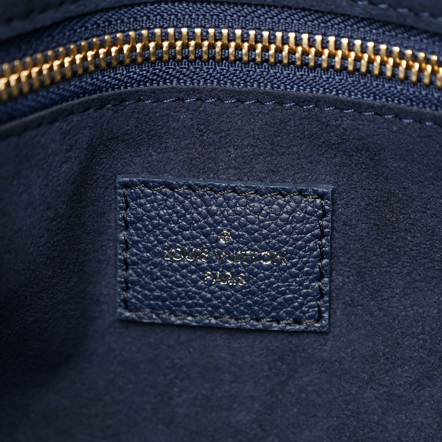 Louis Vuitton Empreinte Monogram Giant Neverfull MM Navy 6 of 9